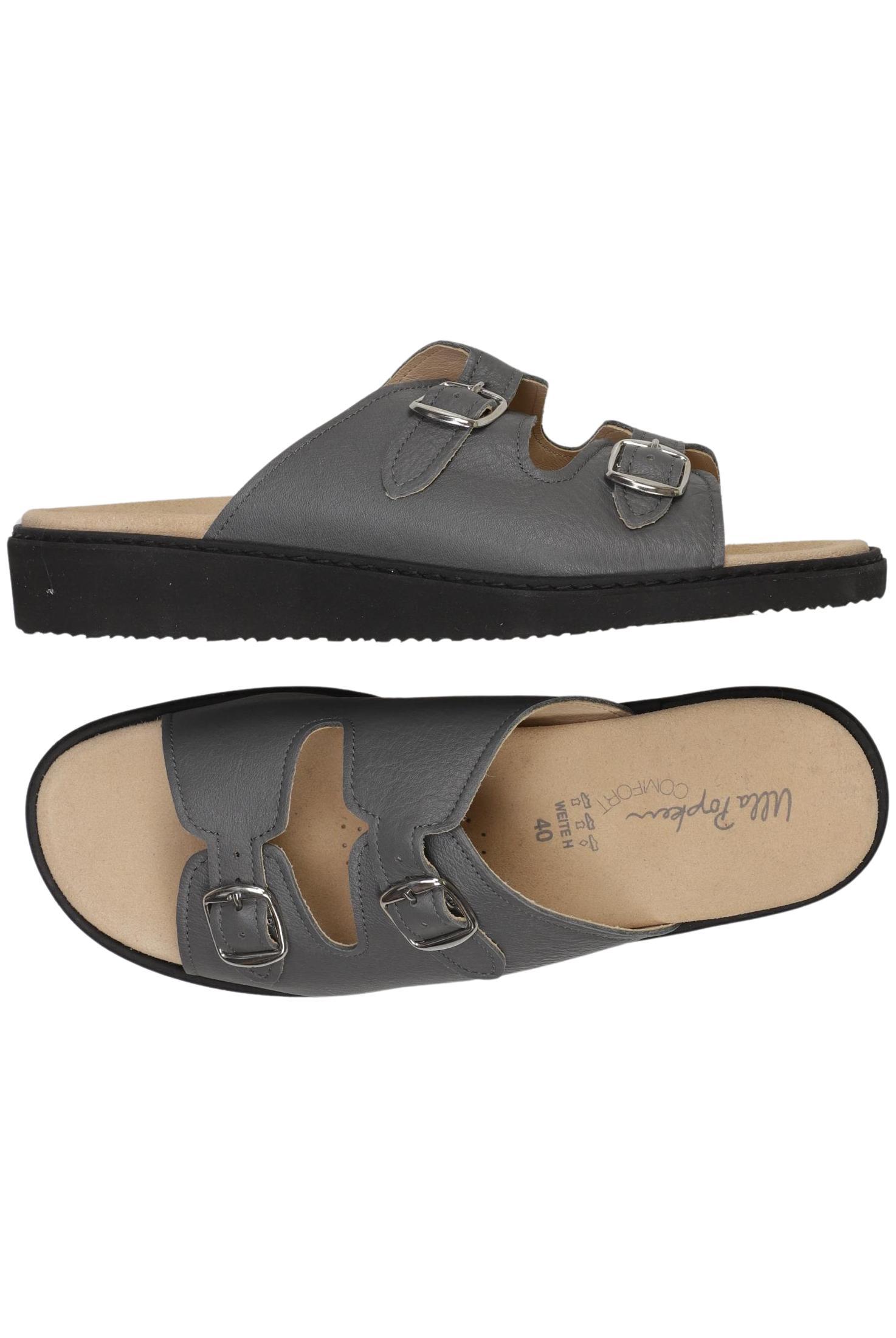 

Ulla Popken Damen Sandale, grau, Gr. 40