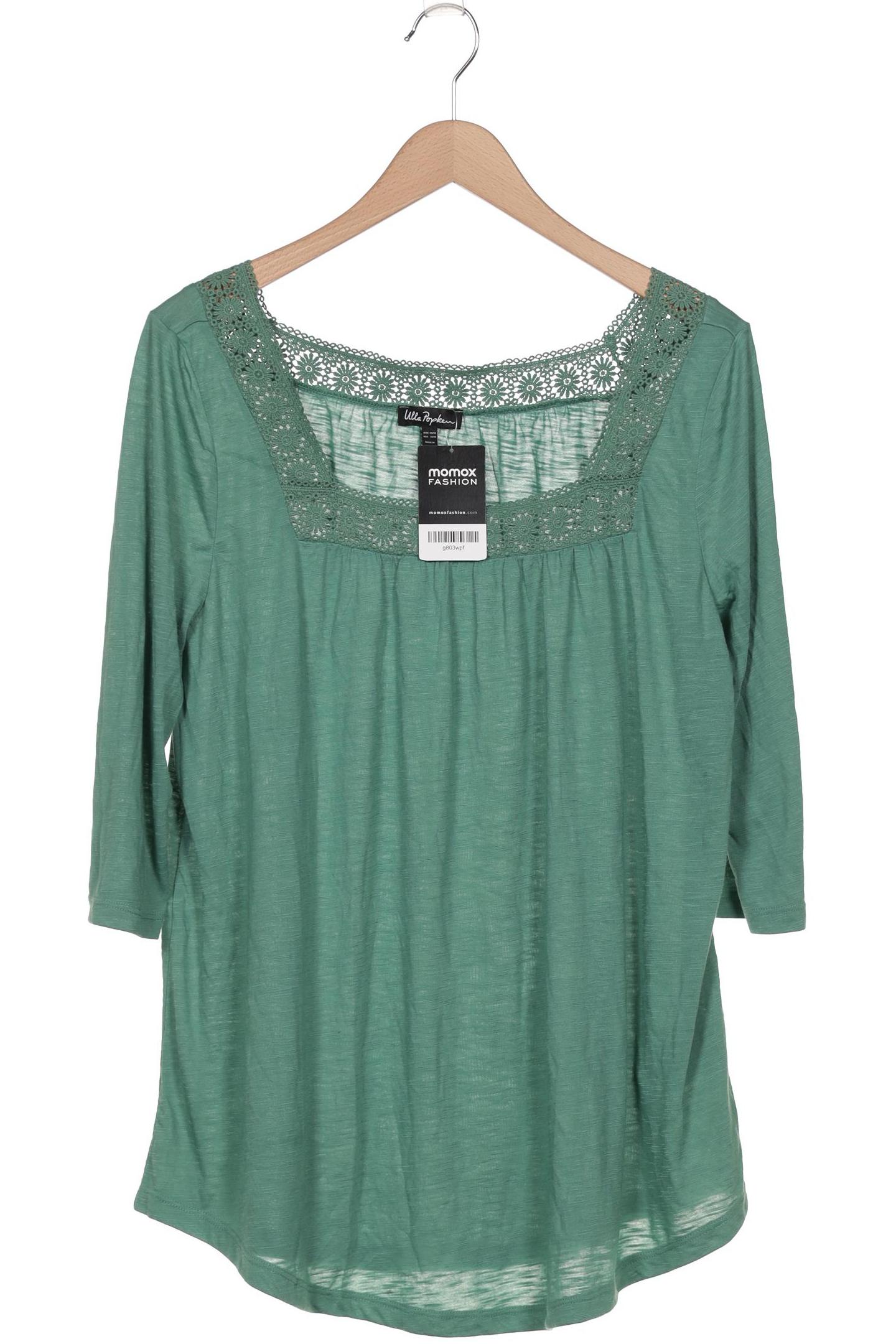 

Ulla Popken Damen Langarmshirt, grün, Gr. 46