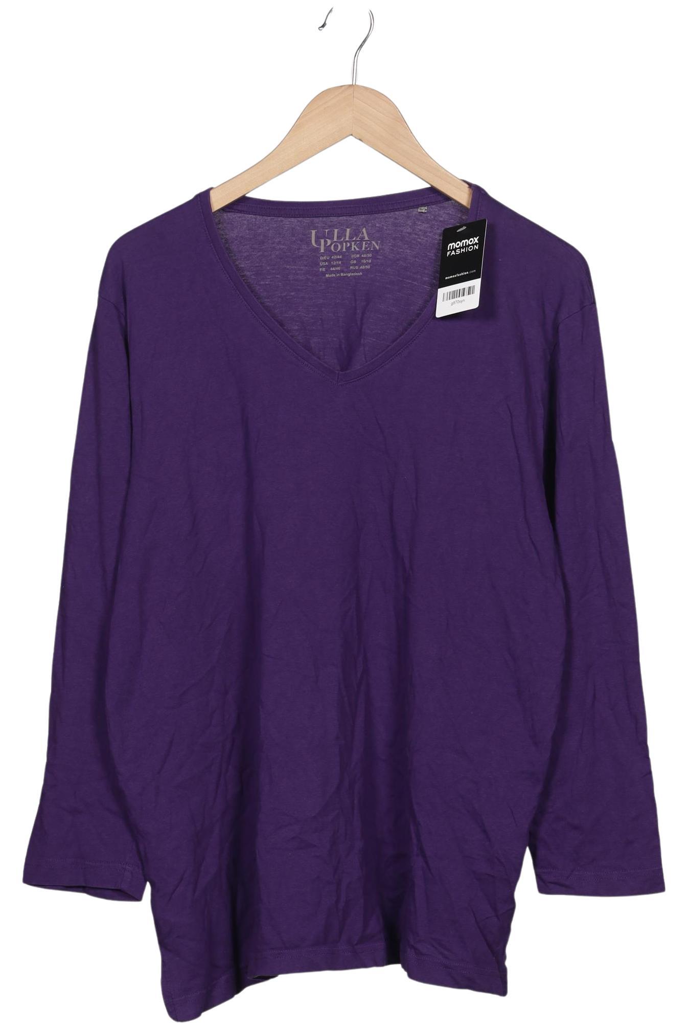 

Ulla Popken Damen Langarmshirt, flieder, Gr. 42
