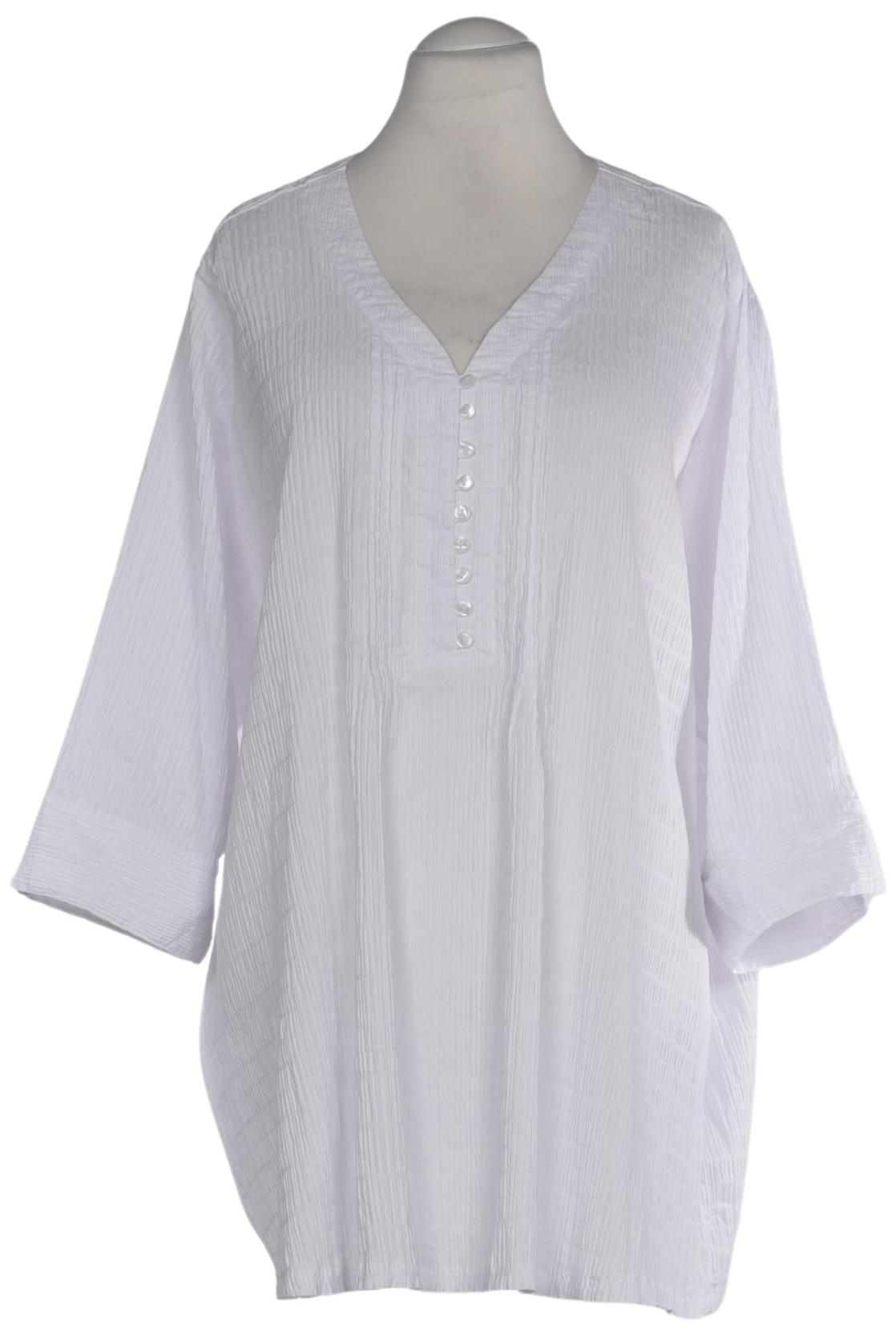 

Ulla Popken Damen Bluse, weiß, Gr. 58
