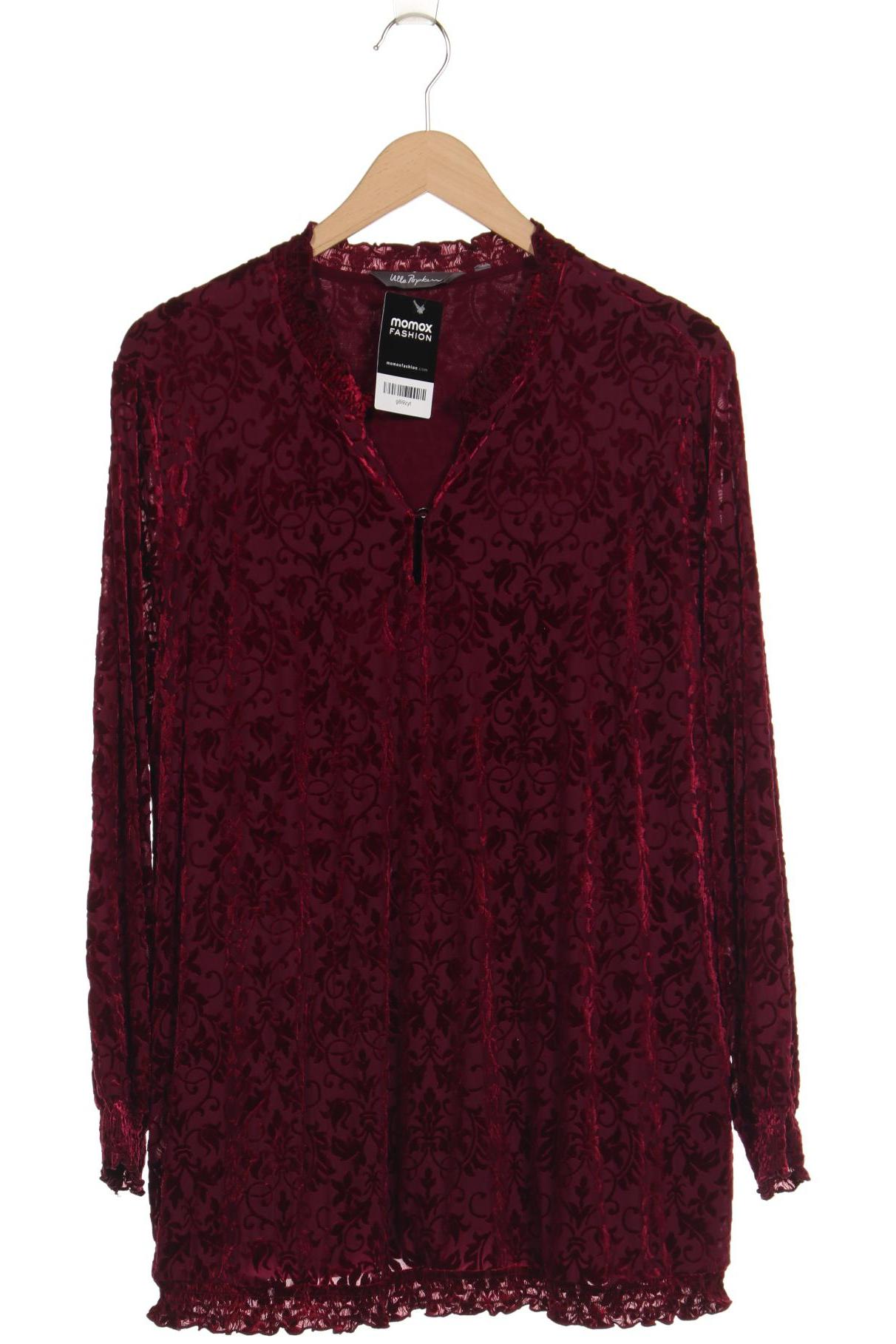 

Ulla Popken Damen Langarmshirt, bordeaux, Gr. 48