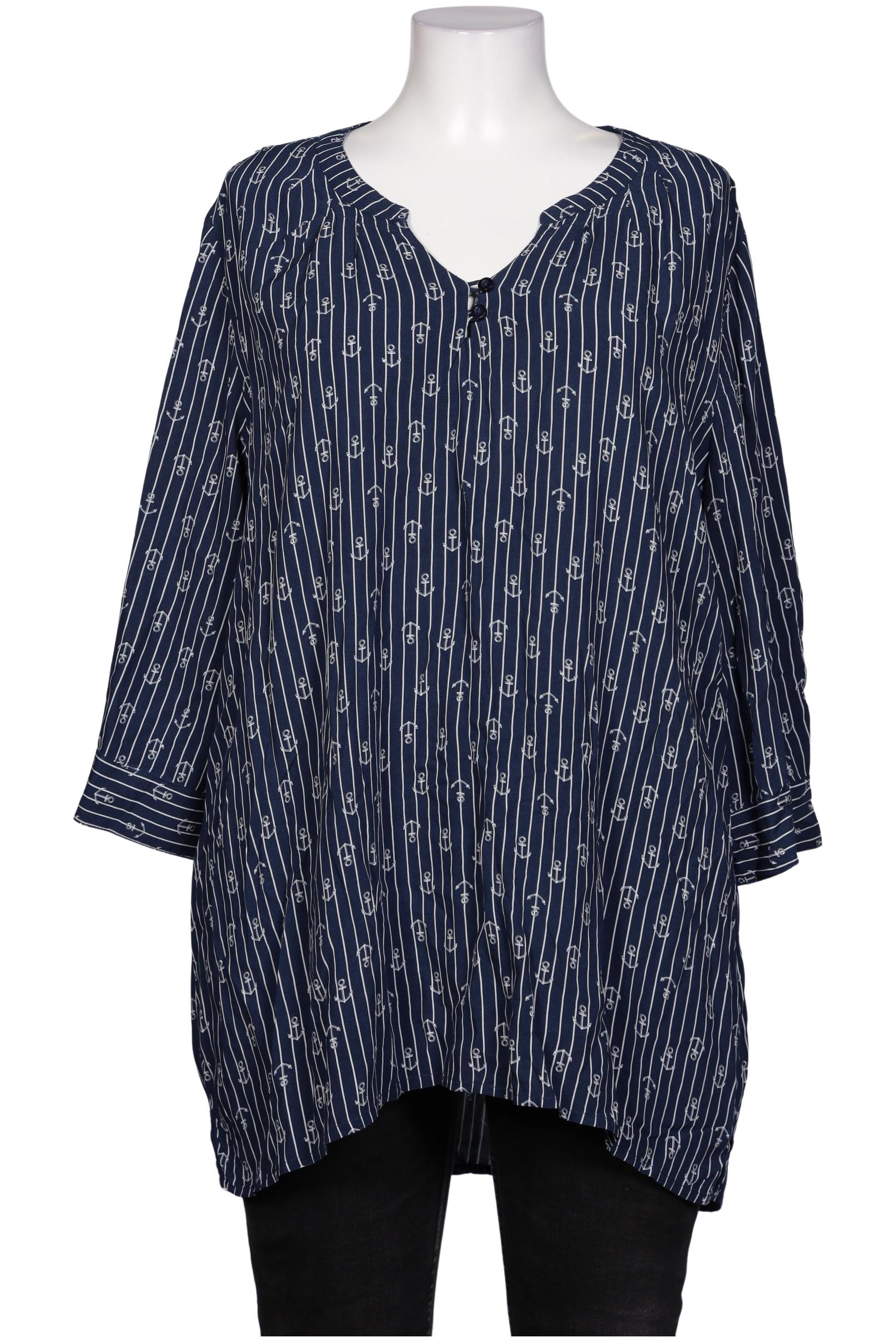 

Ulla Popken Damen Bluse, marineblau, Gr. 46