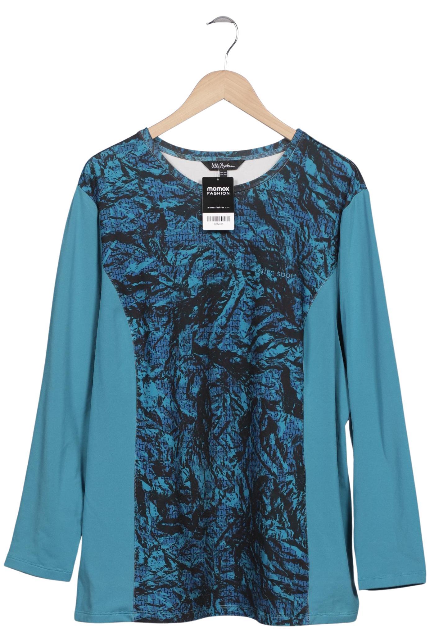 

Ulla Popken Damen Langarmshirt, blau, Gr. 50
