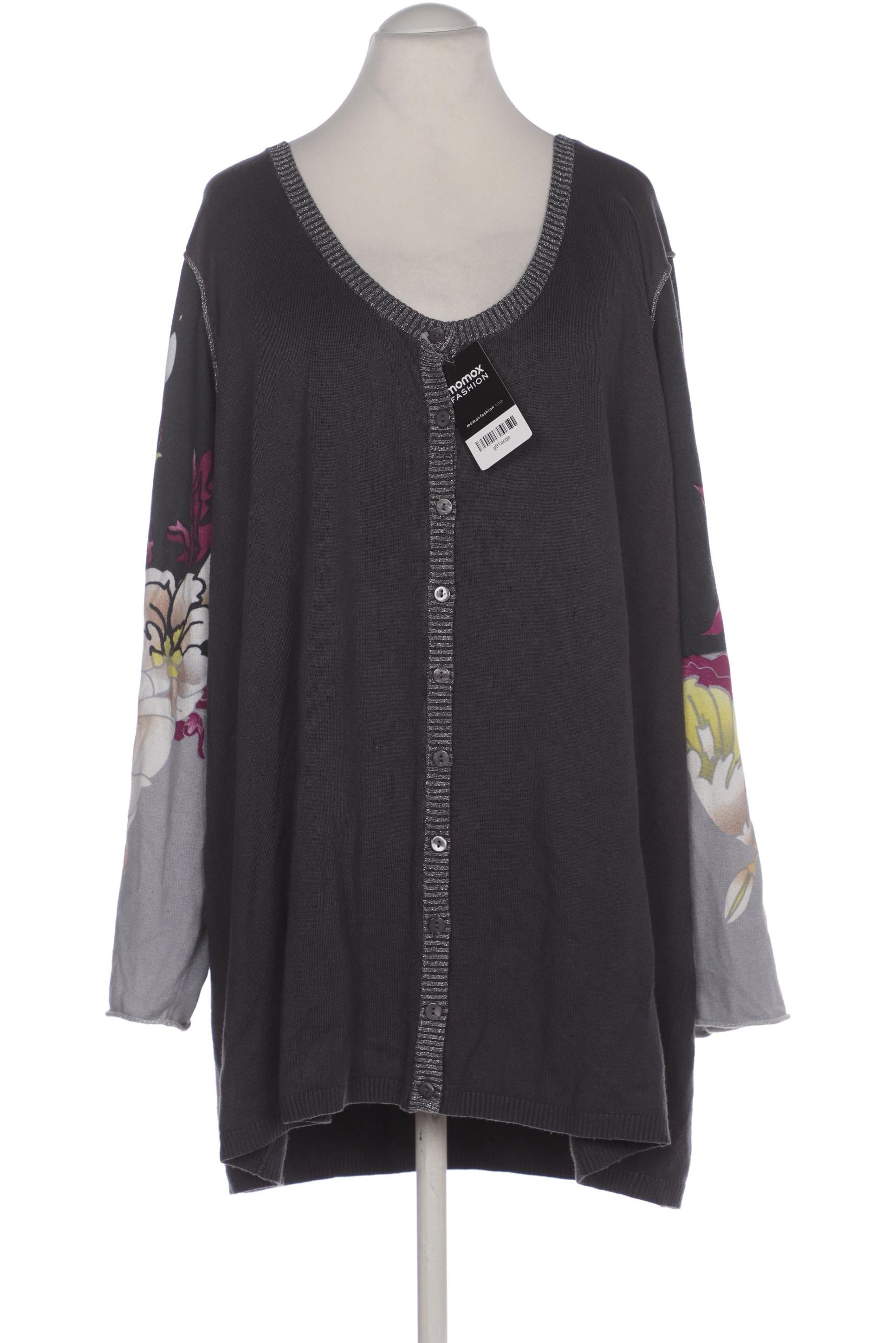 

Ulla Popken Damen Strickjacke, grau, Gr. 52