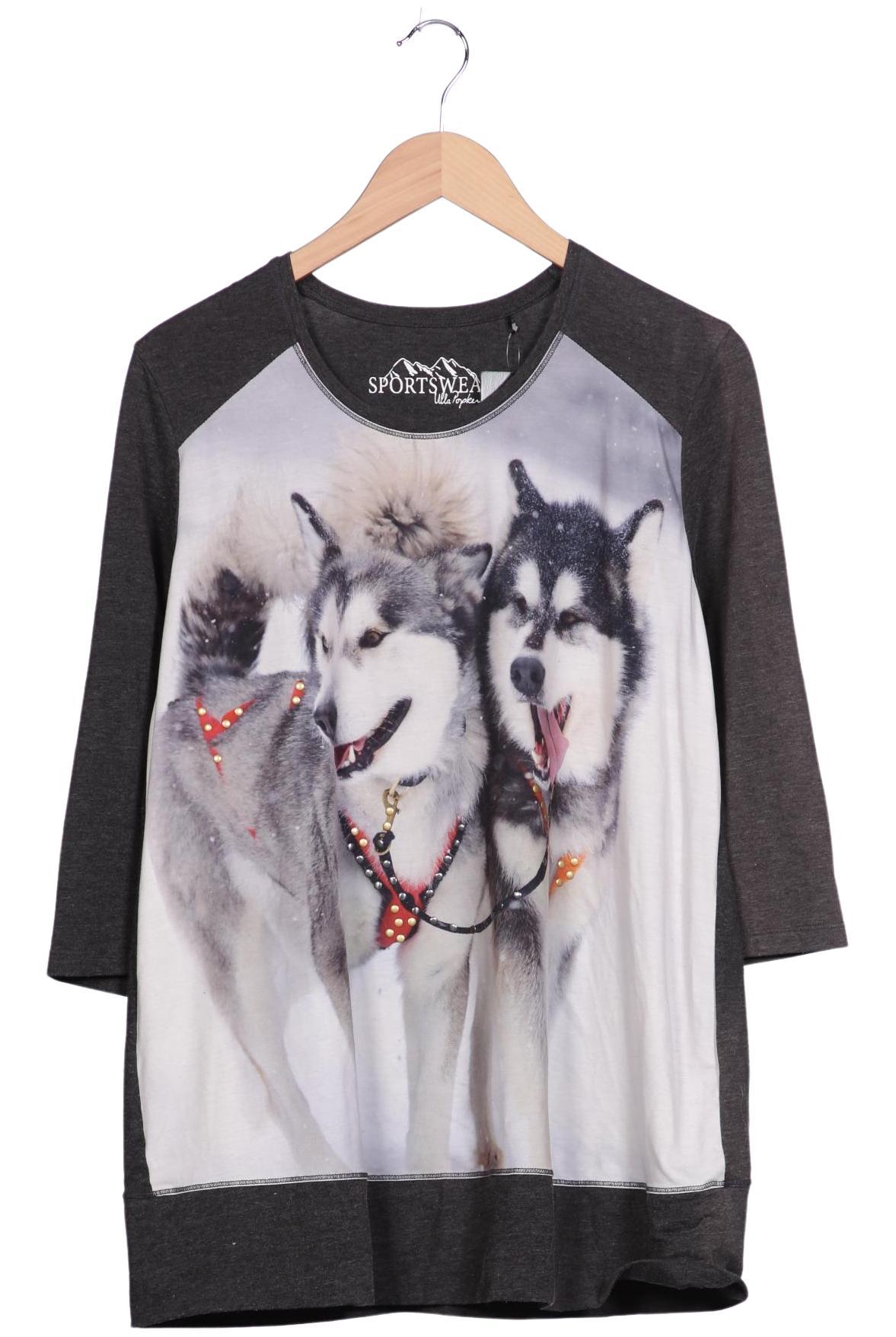 

Ulla Popken Damen T-Shirt, grau, Gr. 42