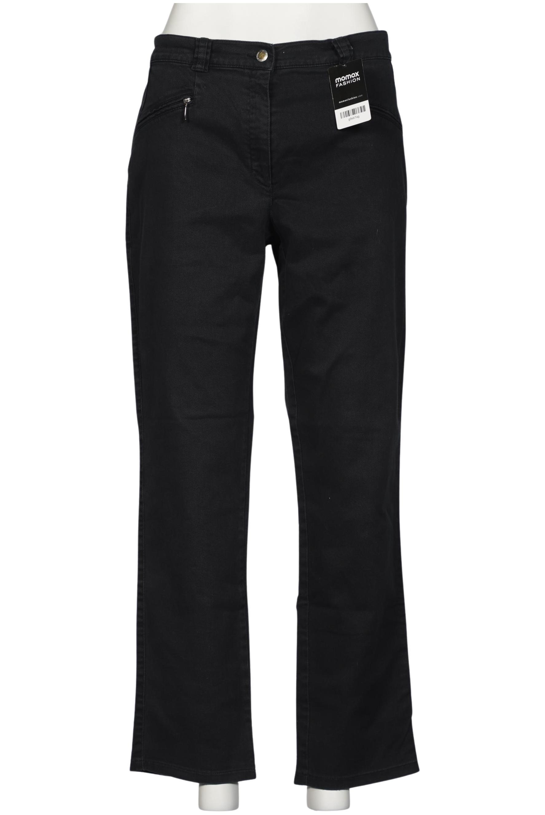 

Ulla Popken Damen Jeans, schwarz, Gr. 21