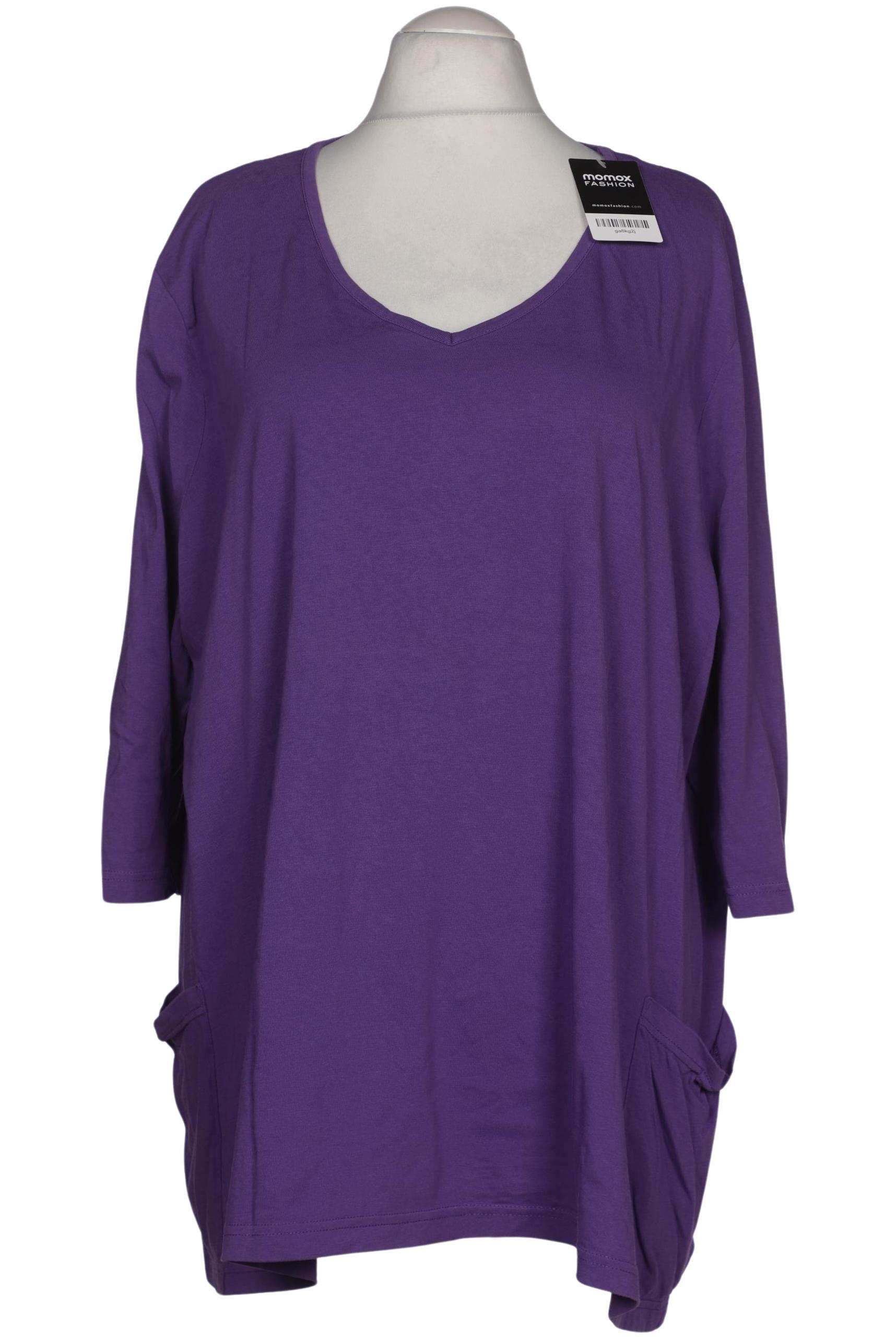 

Ulla Popken Damen Langarmshirt, flieder, Gr. 56
