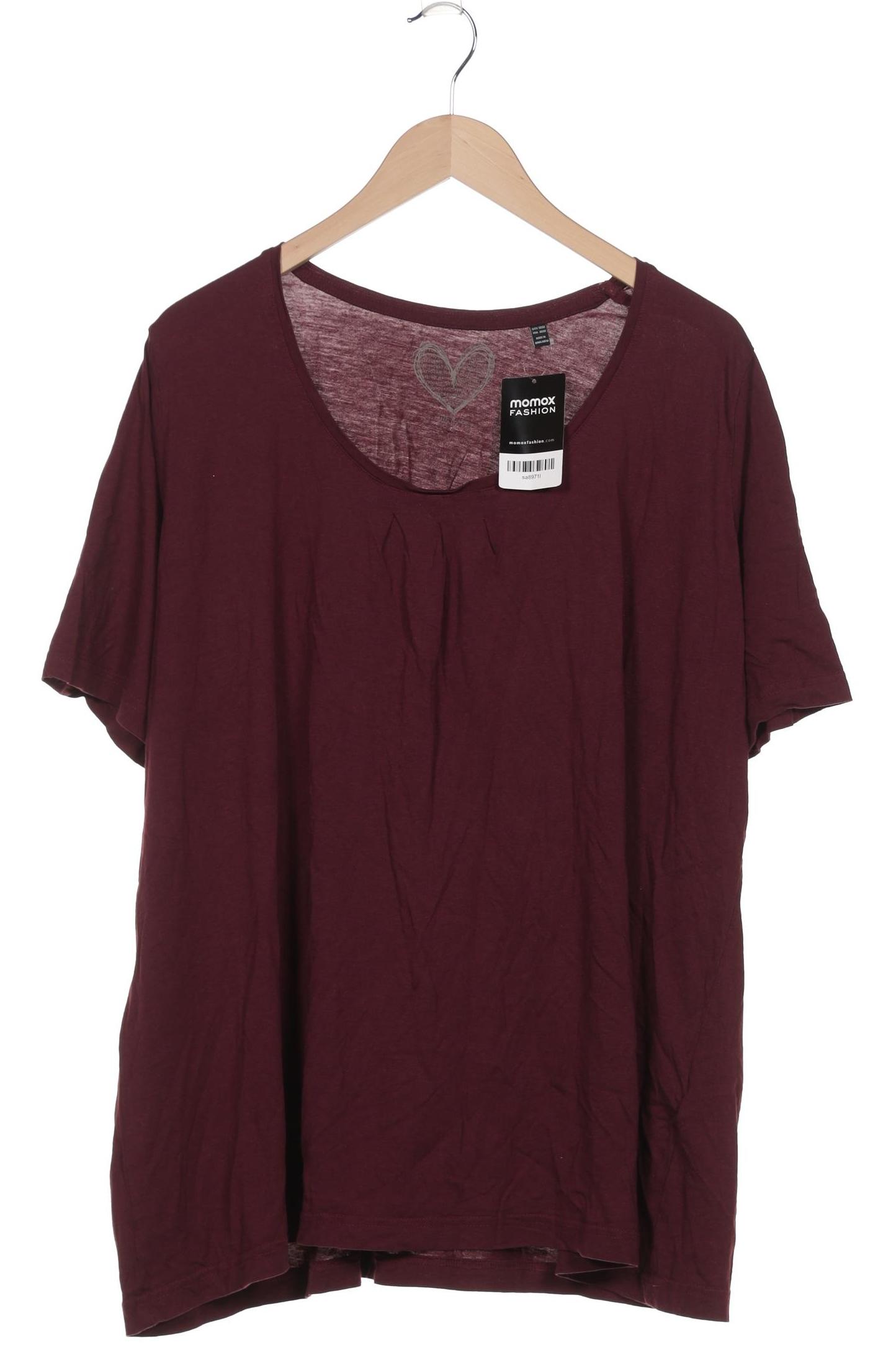 

Ulla Popken Damen T-Shirt, bordeaux, Gr. 50