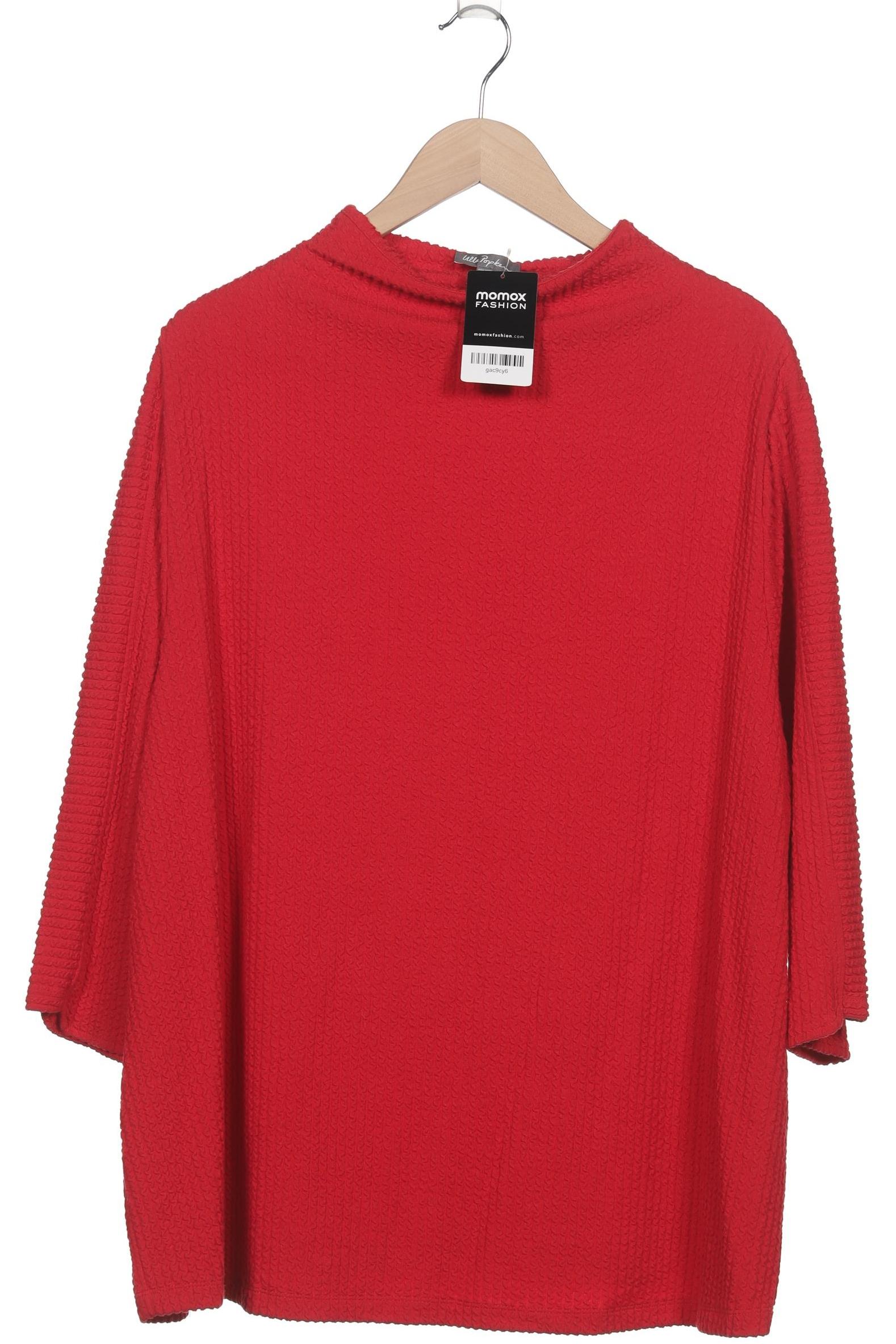 

Ulla Popken Damen Langarmshirt, rot, Gr. 50
