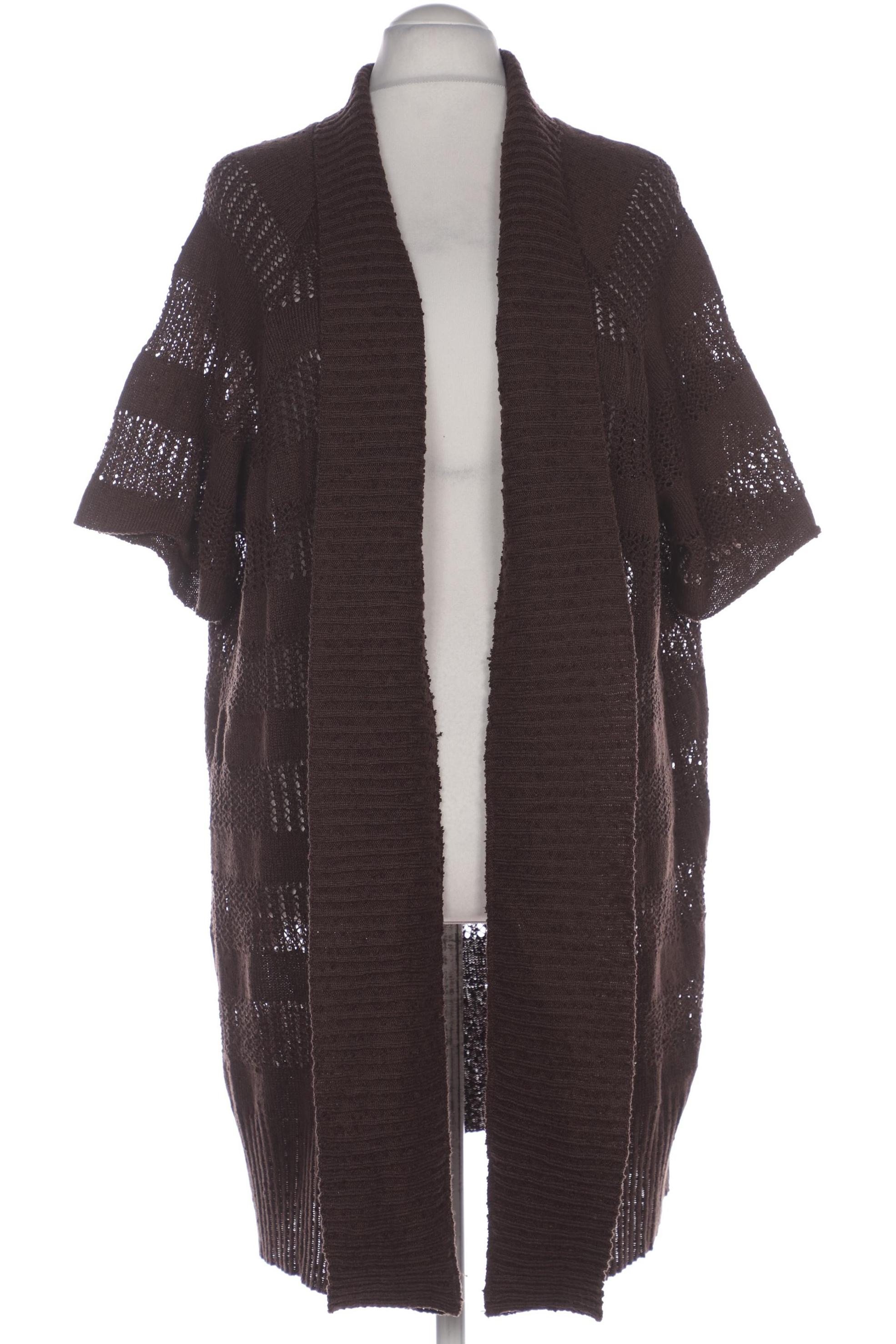 

Ulla Popken Damen Strickjacke, braun, Gr. 52