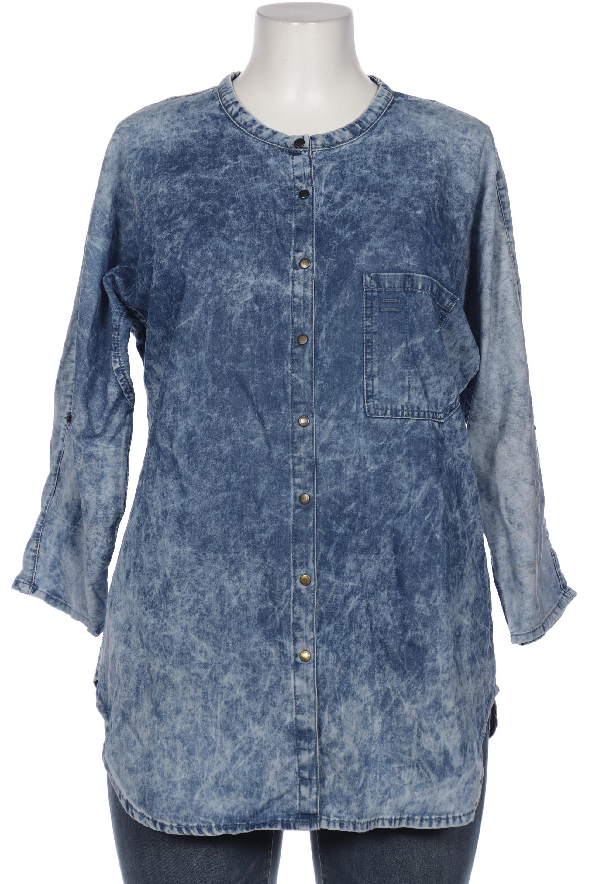 

Ulla Popken Damen Bluse, blau, Gr. 42