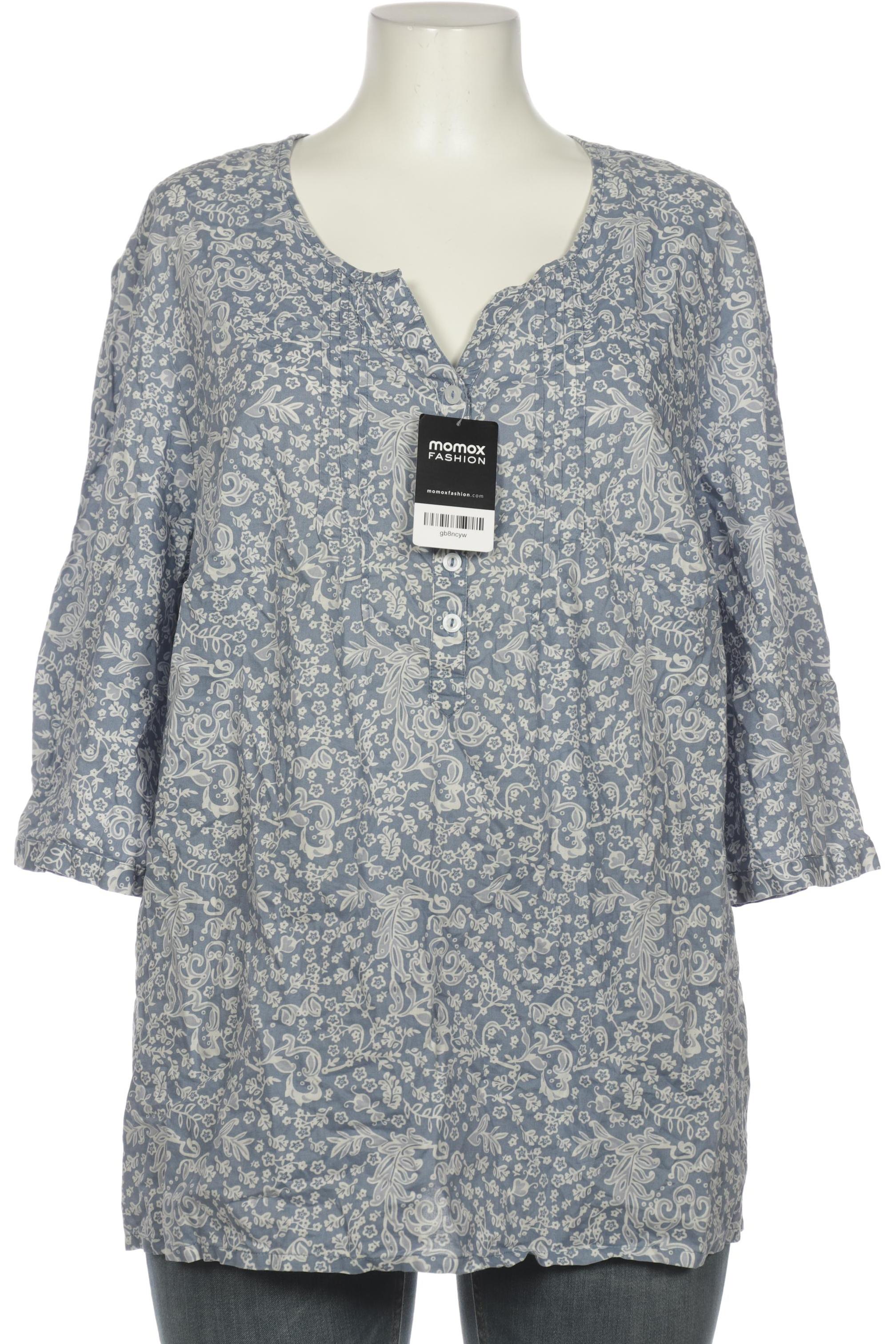 

Ulla Popken Damen Bluse, blau, Gr. 48