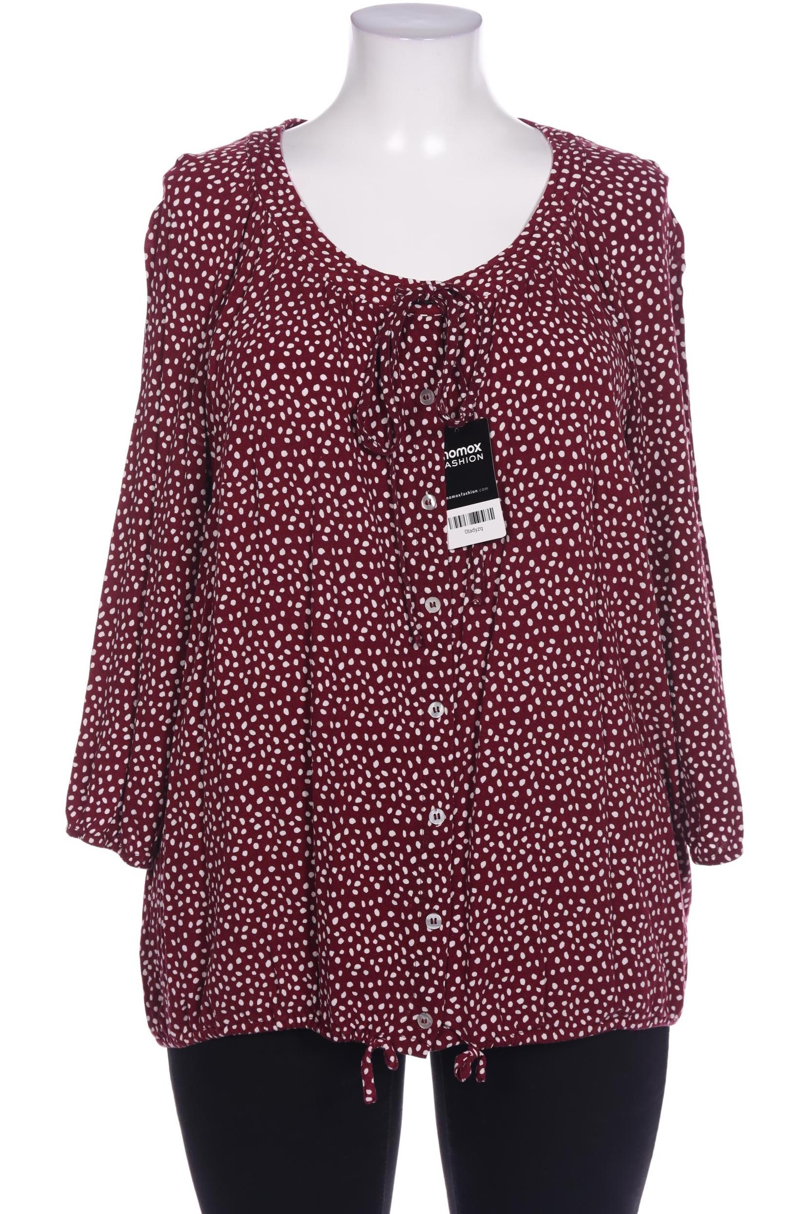 

Ulla Popken Damen Bluse, bordeaux, Gr. 46