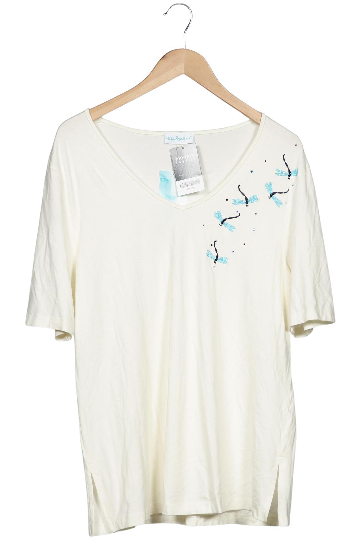 

Ulla Popken Damen T-Shirt, cremeweiß, Gr. 42