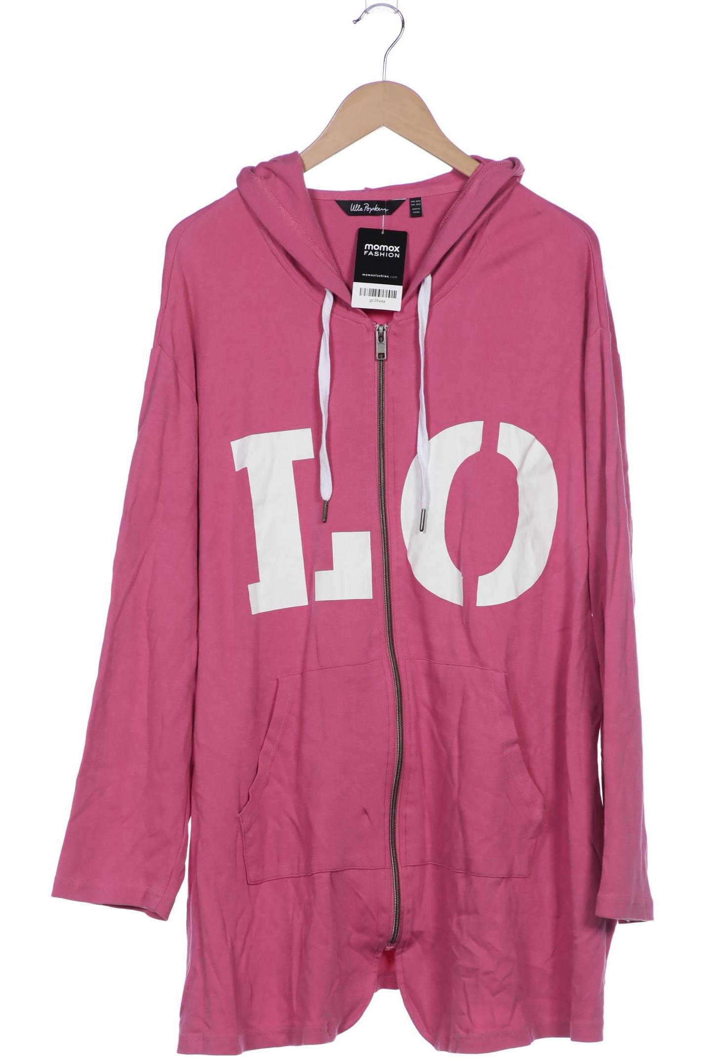 

Ulla Popken Damen Kapuzenpullover, pink, Gr. 50