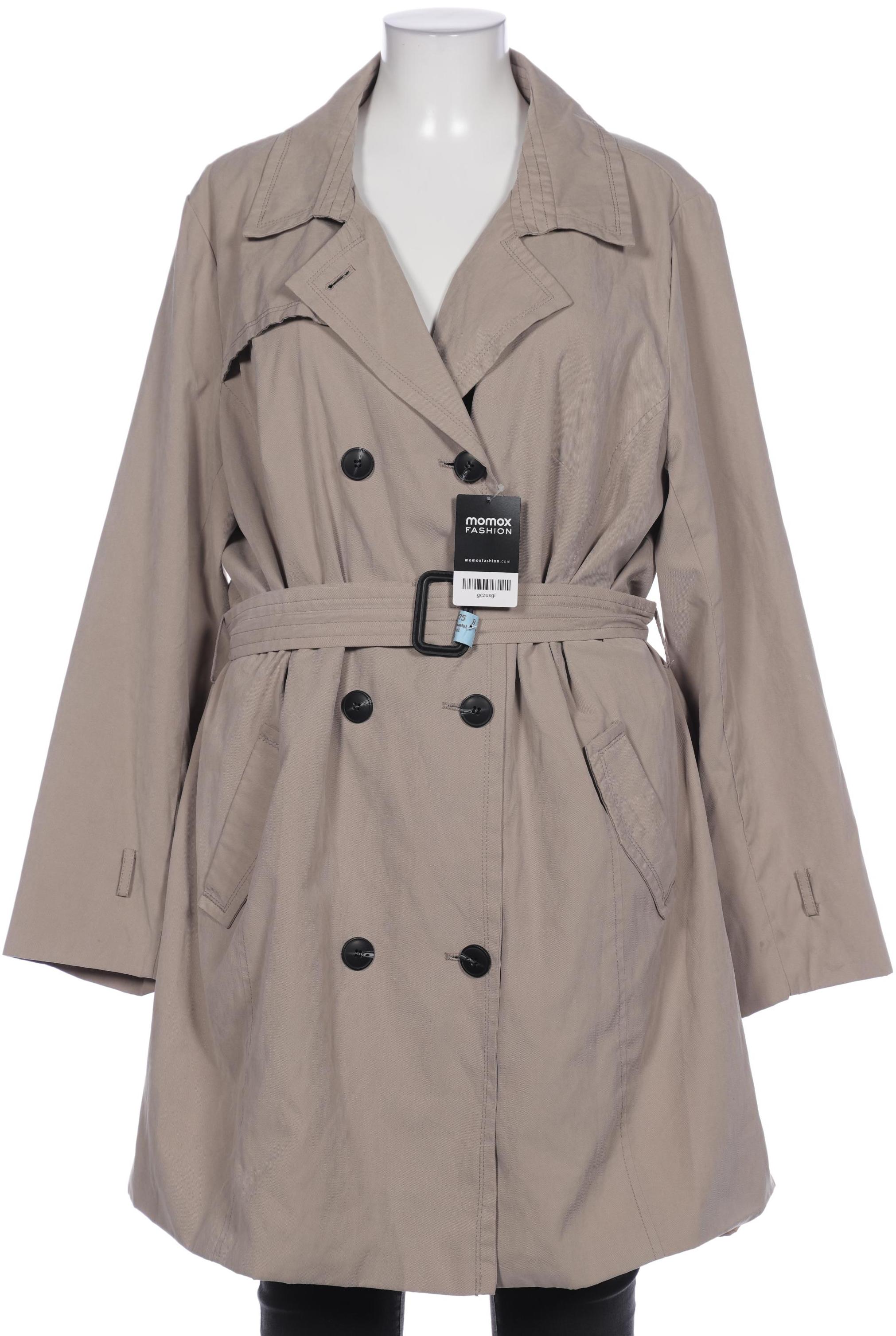 

Ulla Popken Damen Mantel, beige, Gr. 46