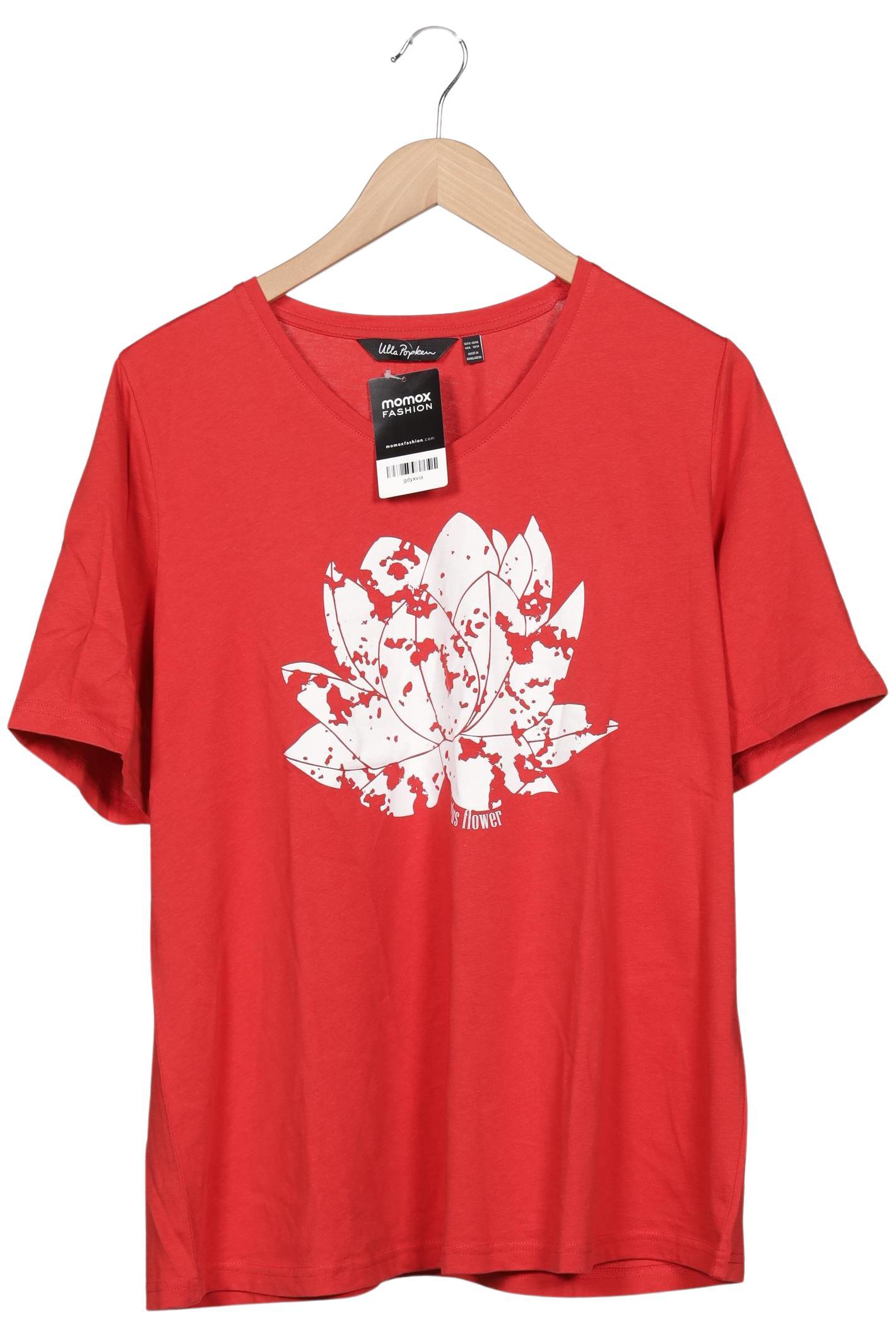 

Ulla Popken Damen T-Shirt, rot, Gr. 42