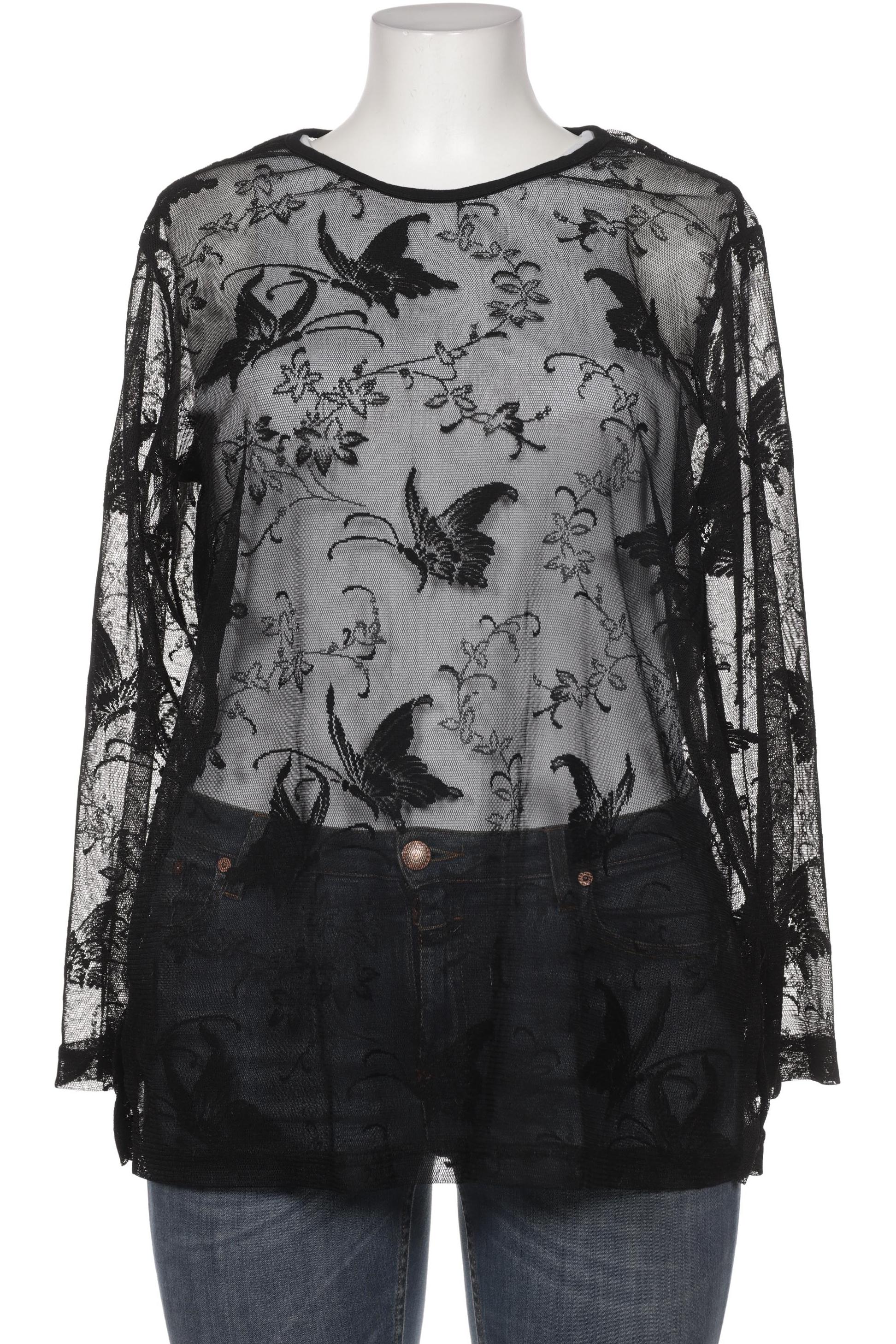 

Ulla Popken Damen Bluse, schwarz, Gr. 46