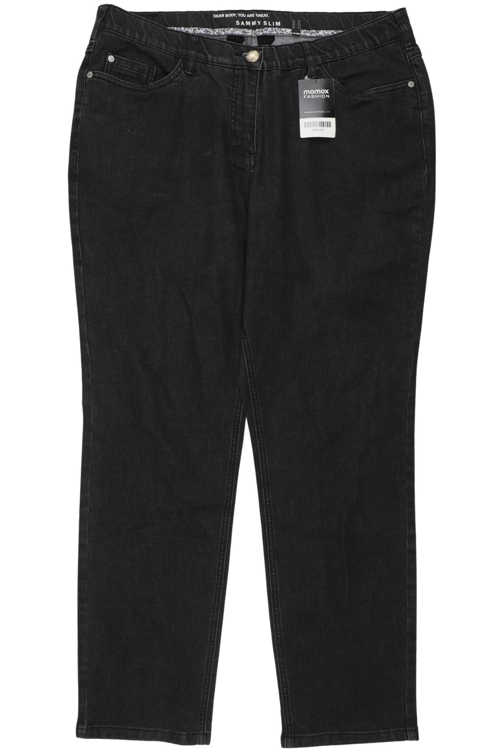 

Ulla Popken Damen Jeans, schwarz, Gr. 46