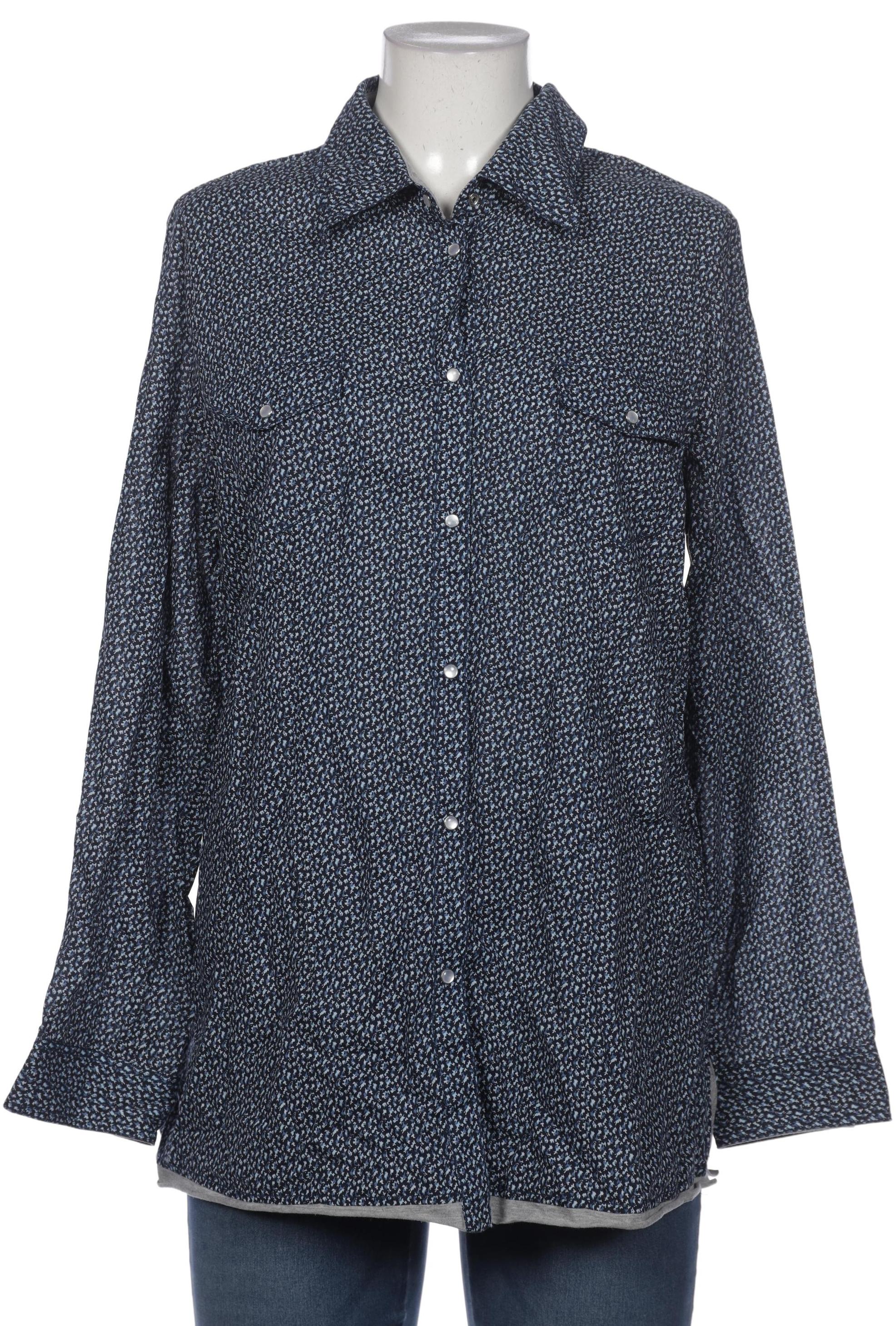 

Ulla Popken Damen Bluse, blau, Gr. 42