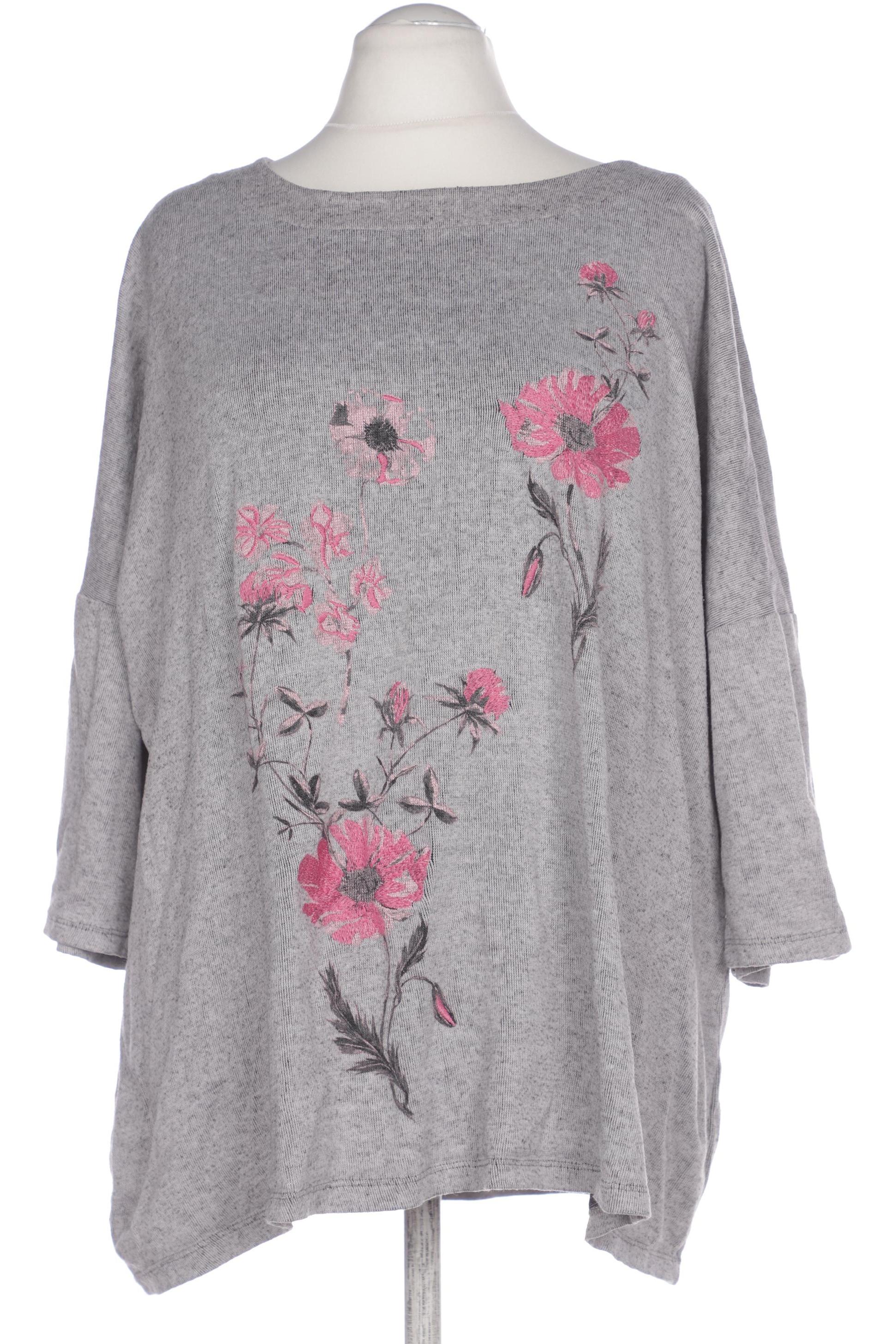 

Ulla Popken Damen T-Shirt, grau, Gr. 54