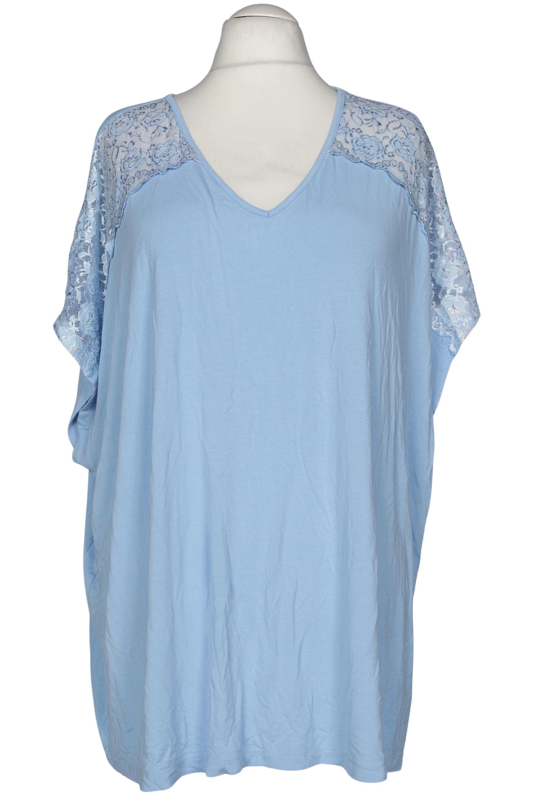 

Ulla Popken Damen T-Shirt, blau, Gr. 58