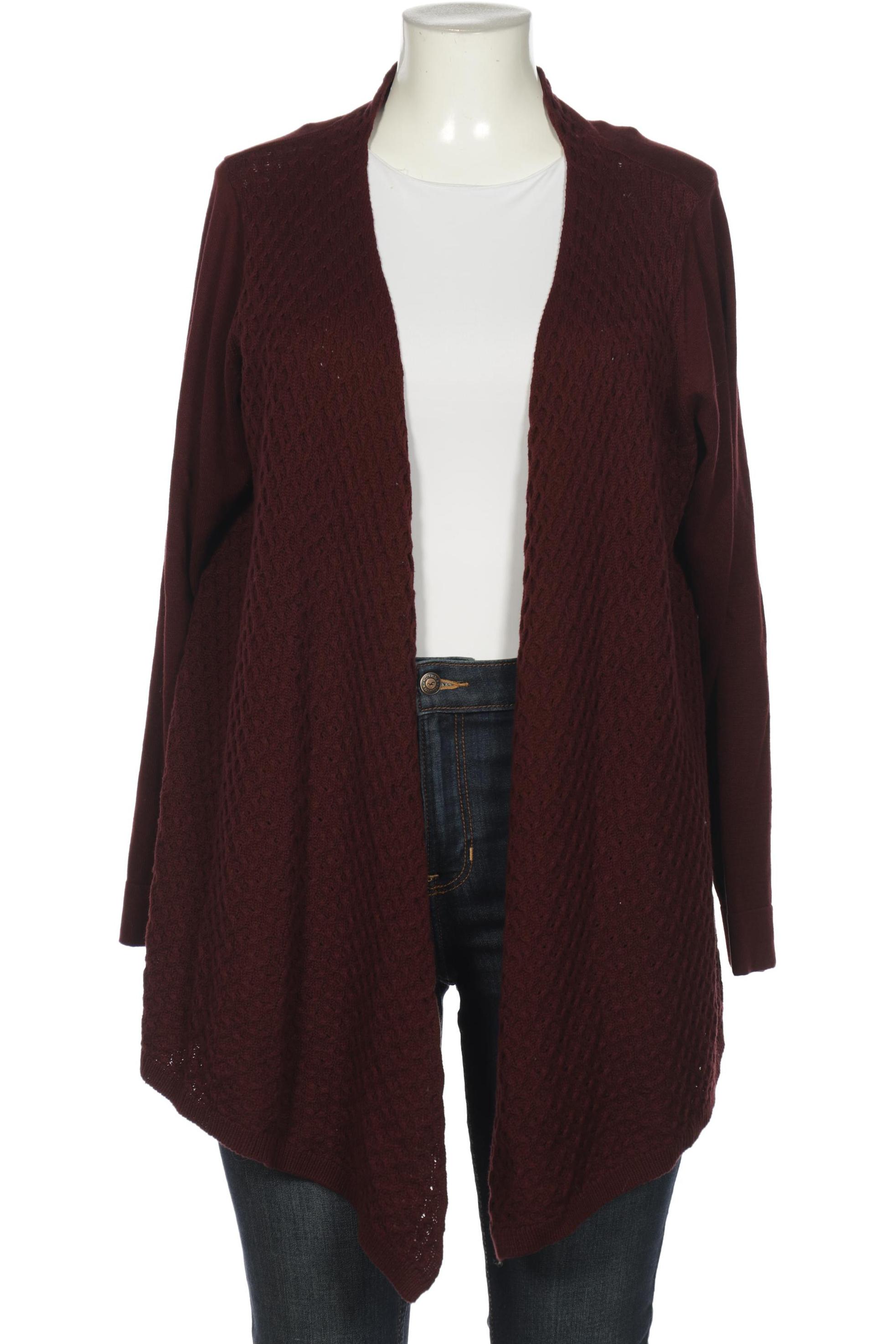 

Ulla Popken Damen Strickjacke, bordeaux