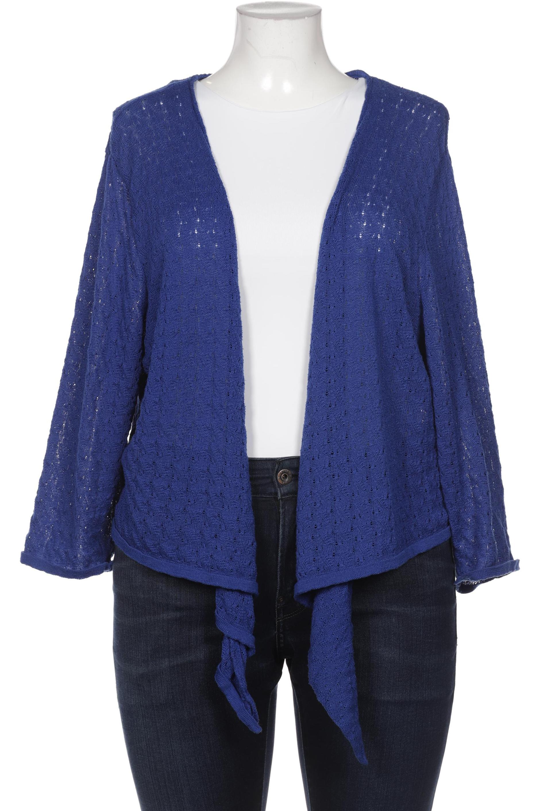 

Ulla Popken Damen Strickjacke, blau, Gr. 50
