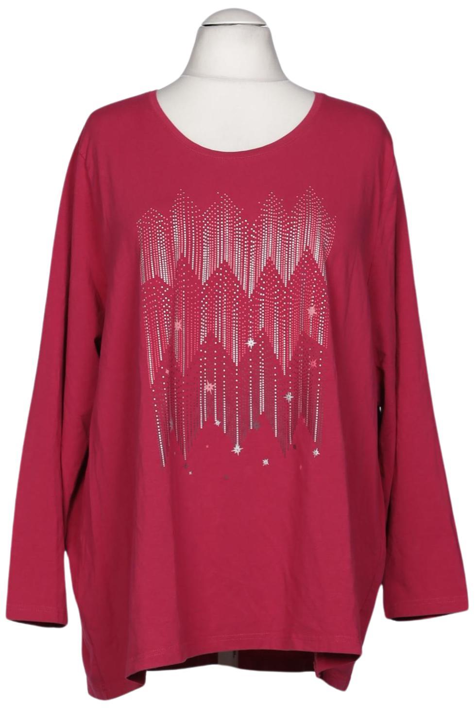 

Ulla Popken Damen Langarmshirt, pink, Gr. 54