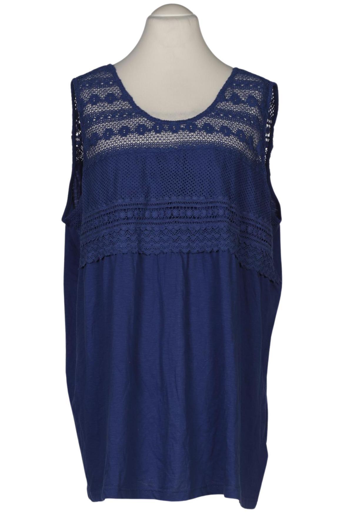 

Ulla Popken Damen Top, blau, Gr. 54