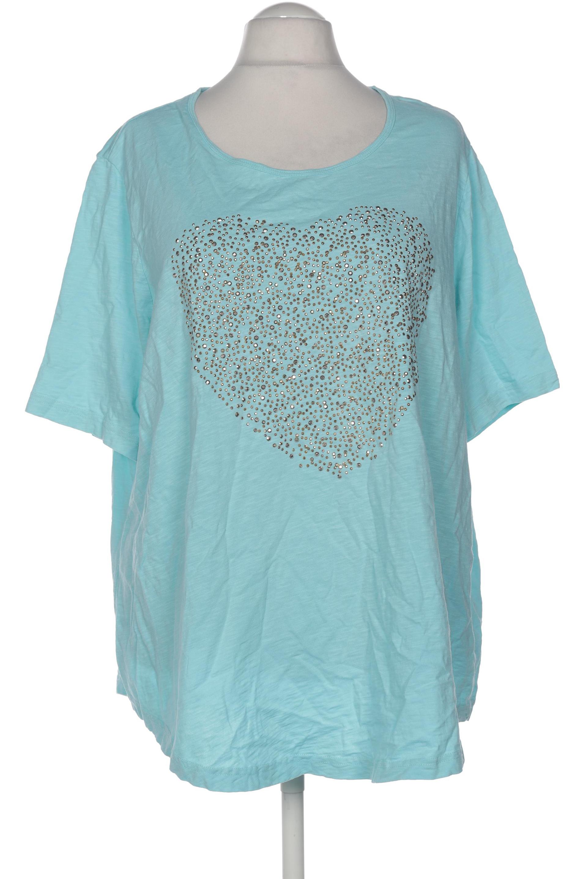 

Ulla Popken Damen T-Shirt, hellblau, Gr. 54