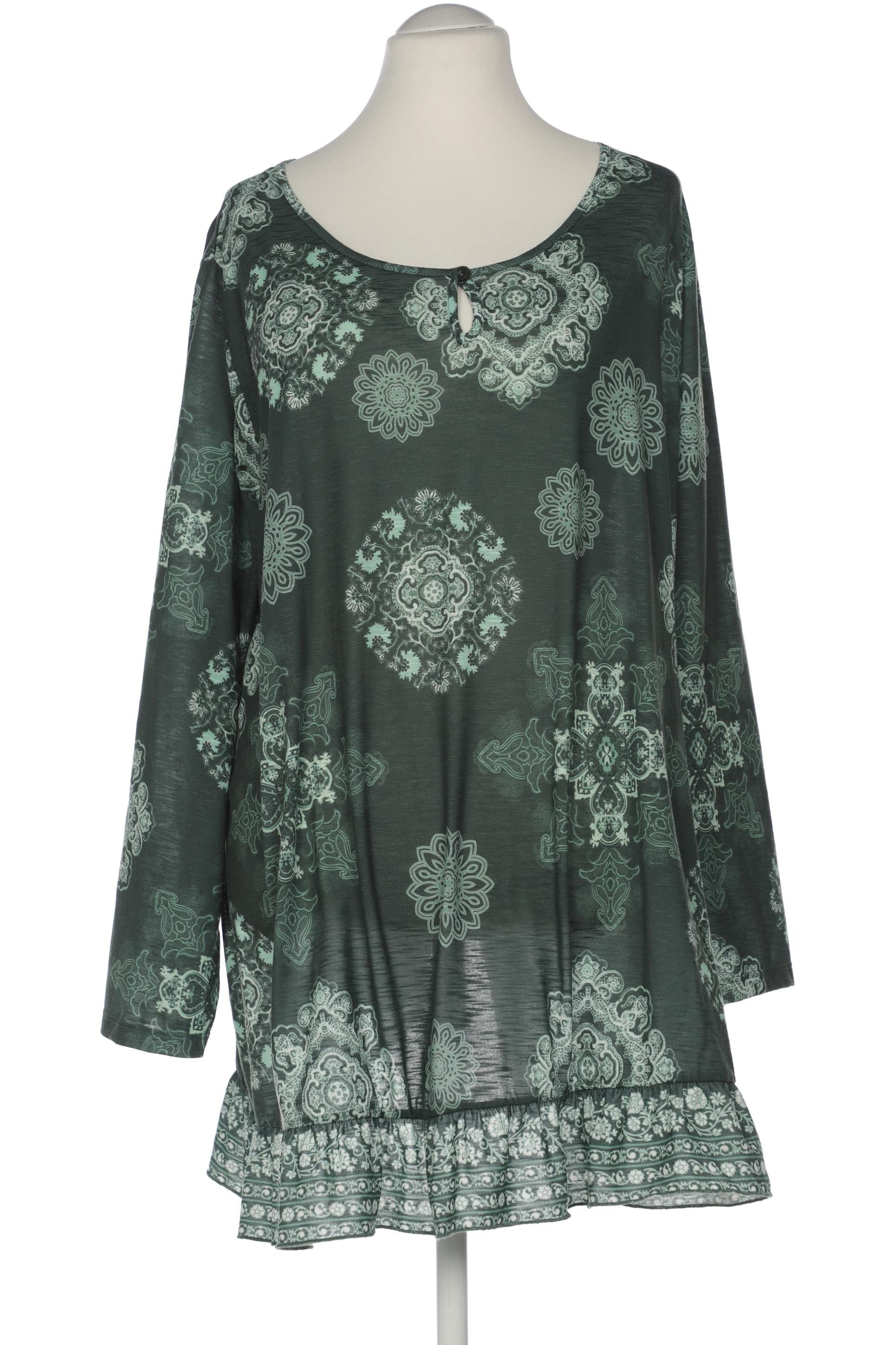 

Ulla Popken Damen Langarmshirt, grün, Gr. 54