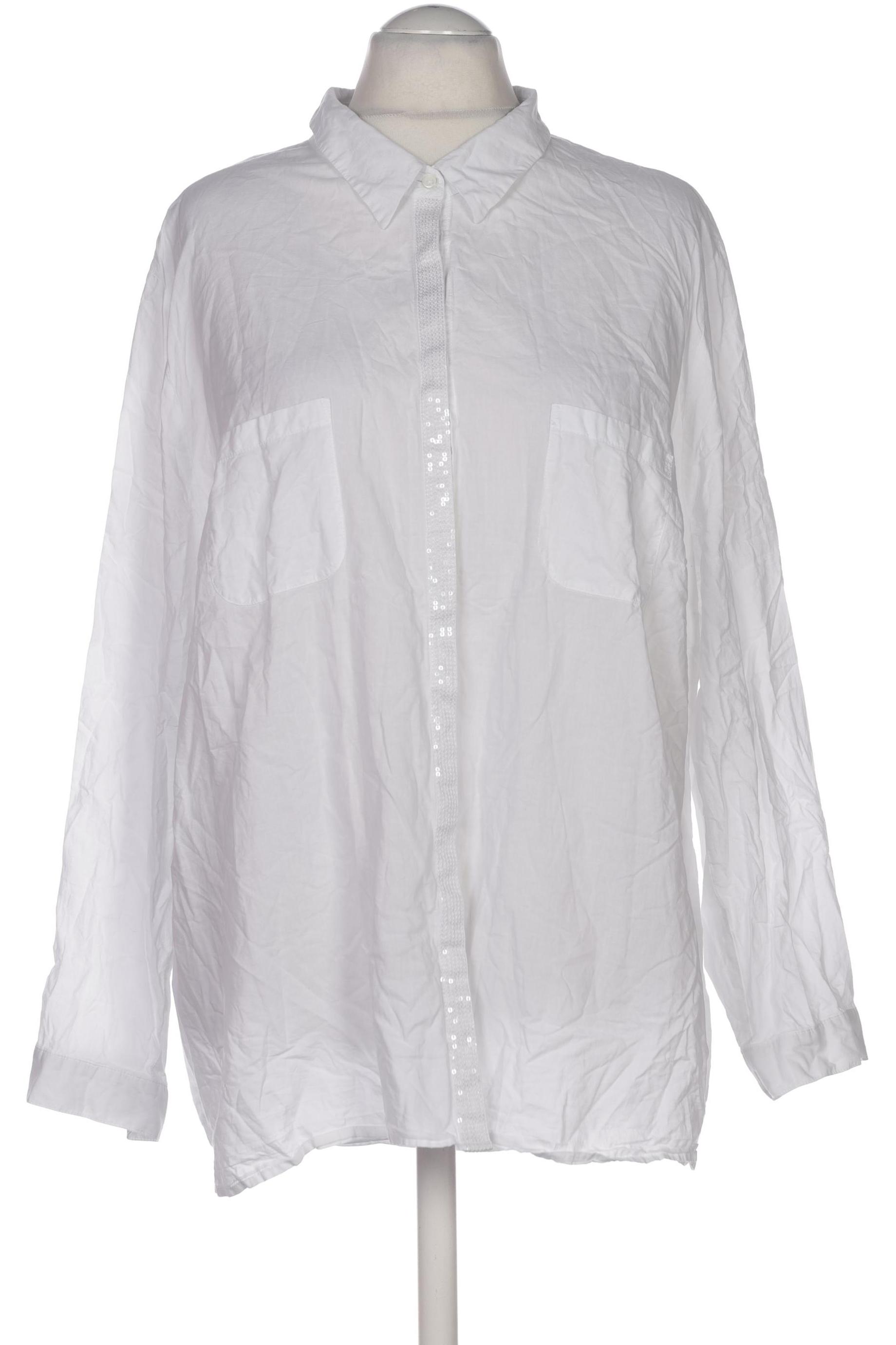 

Ulla Popken Damen Bluse, weiß, Gr. 54