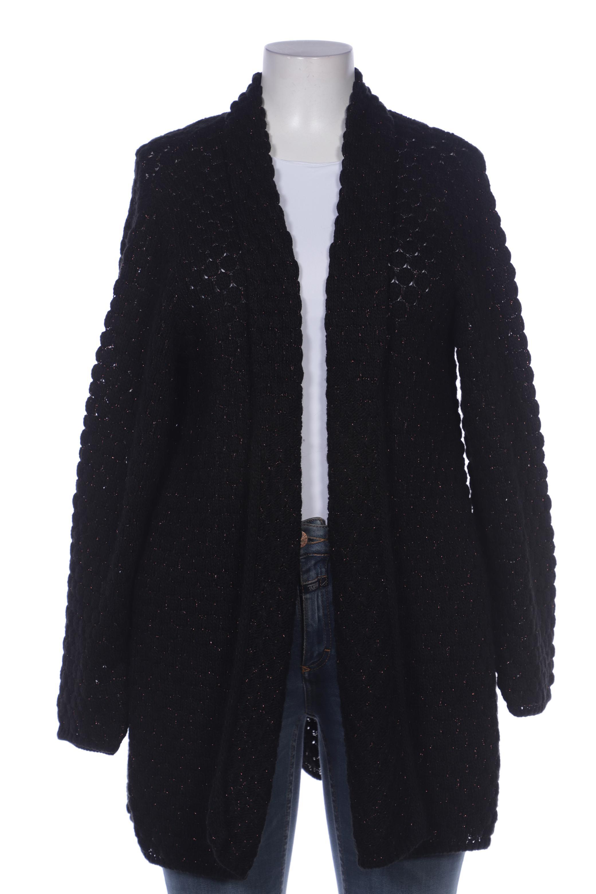 

Ulla Popken Damen Strickjacke, schwarz, Gr. 46