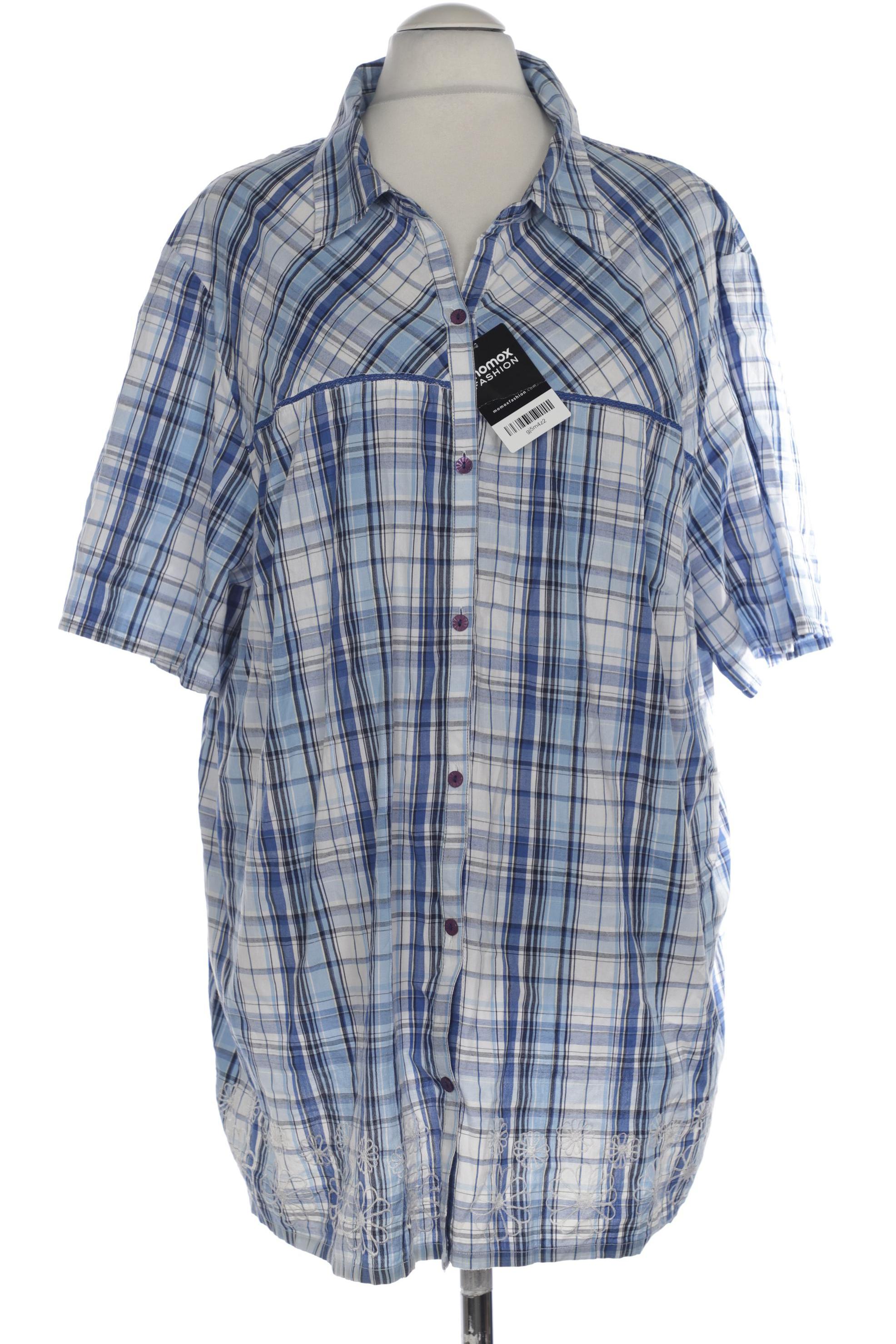 

Ulla Popken Damen Bluse, blau, Gr. 54
