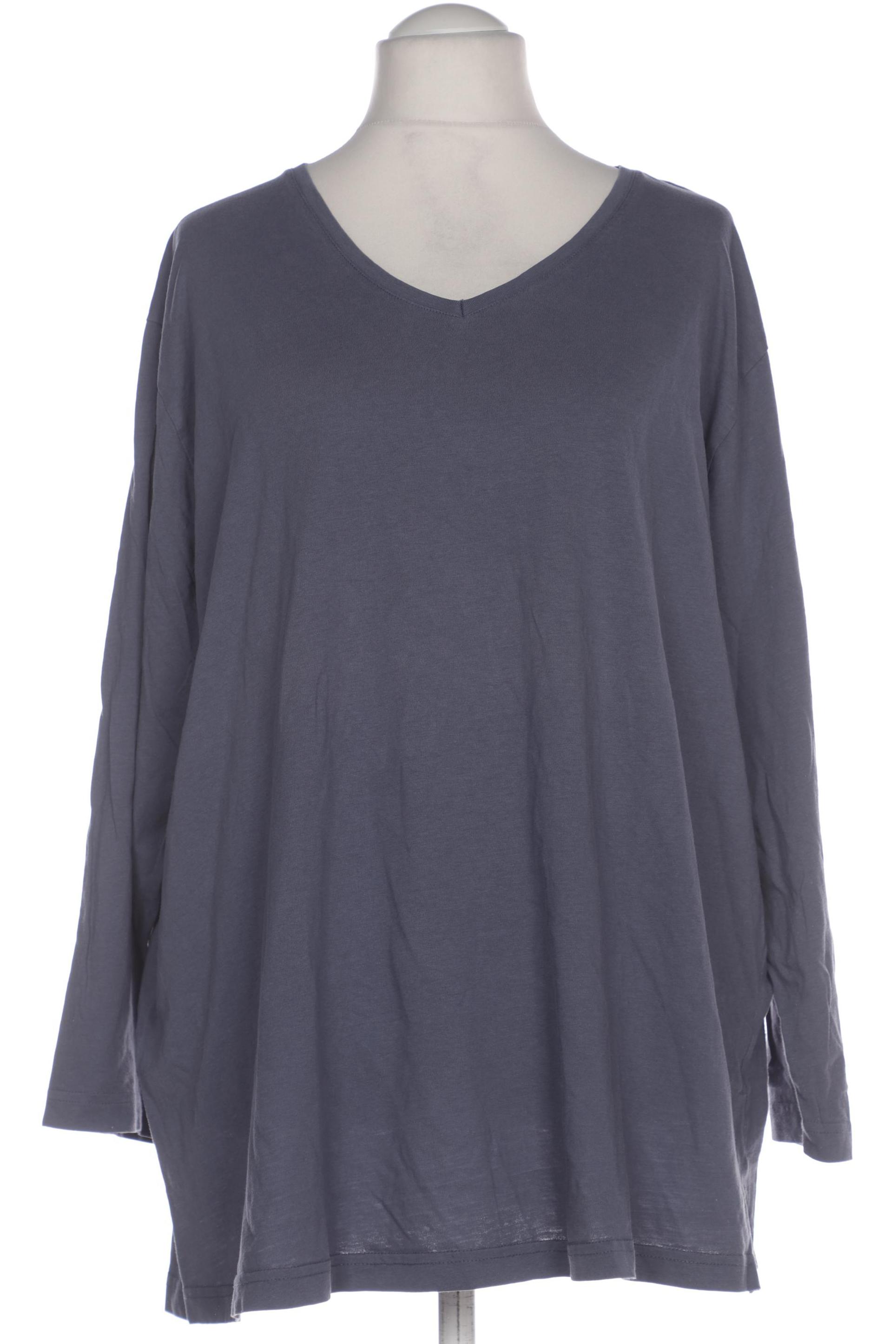 

Ulla Popken Damen Langarmshirt, blau, Gr. 56