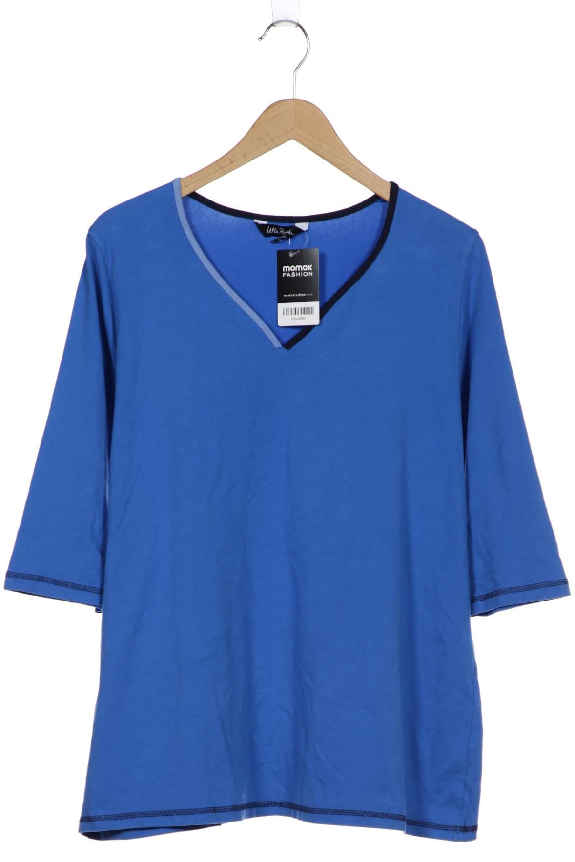 

Ulla Popken Damen Langarmshirt, blau