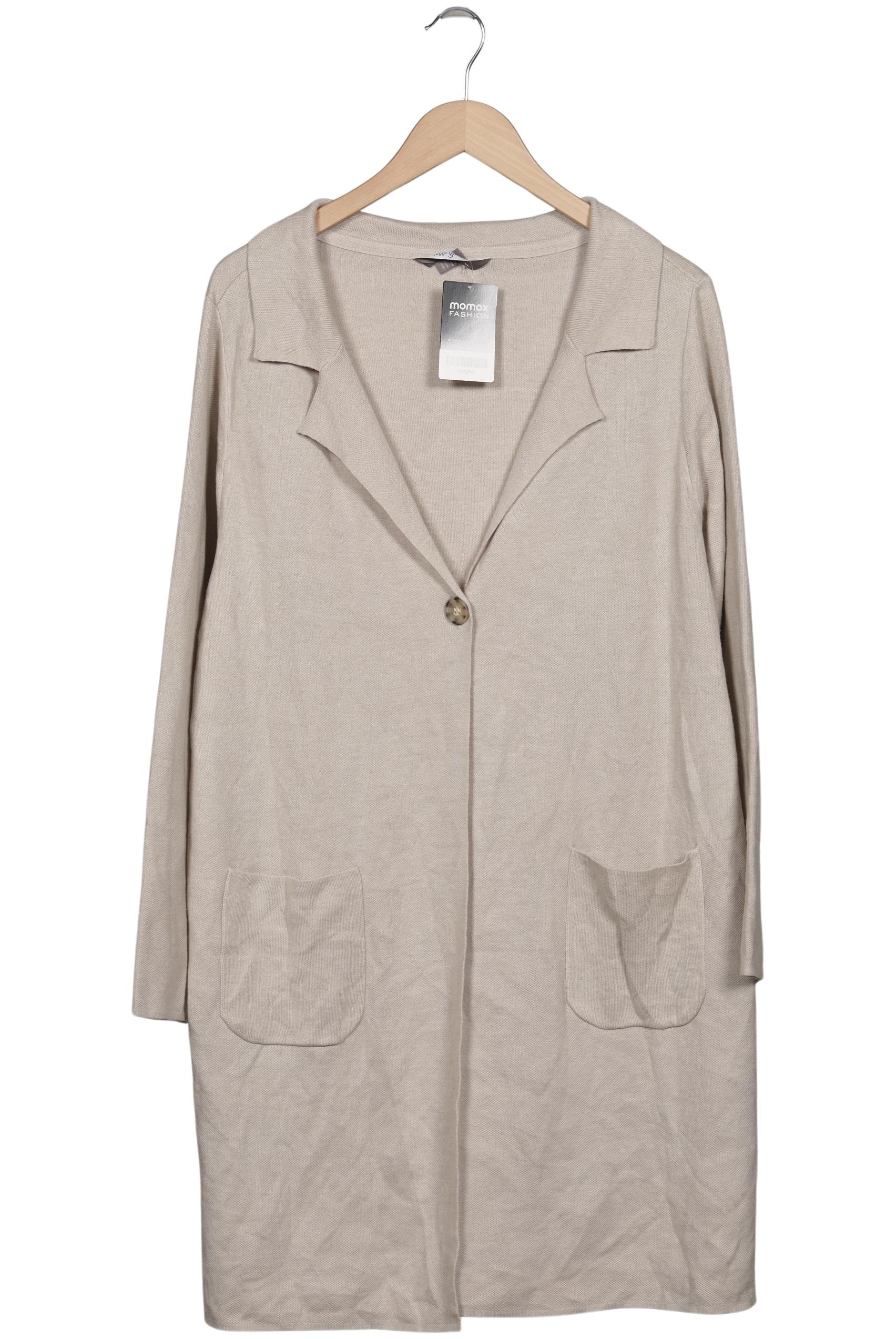 

Ulla Popken Damen Strickjacke, beige, Gr. 46