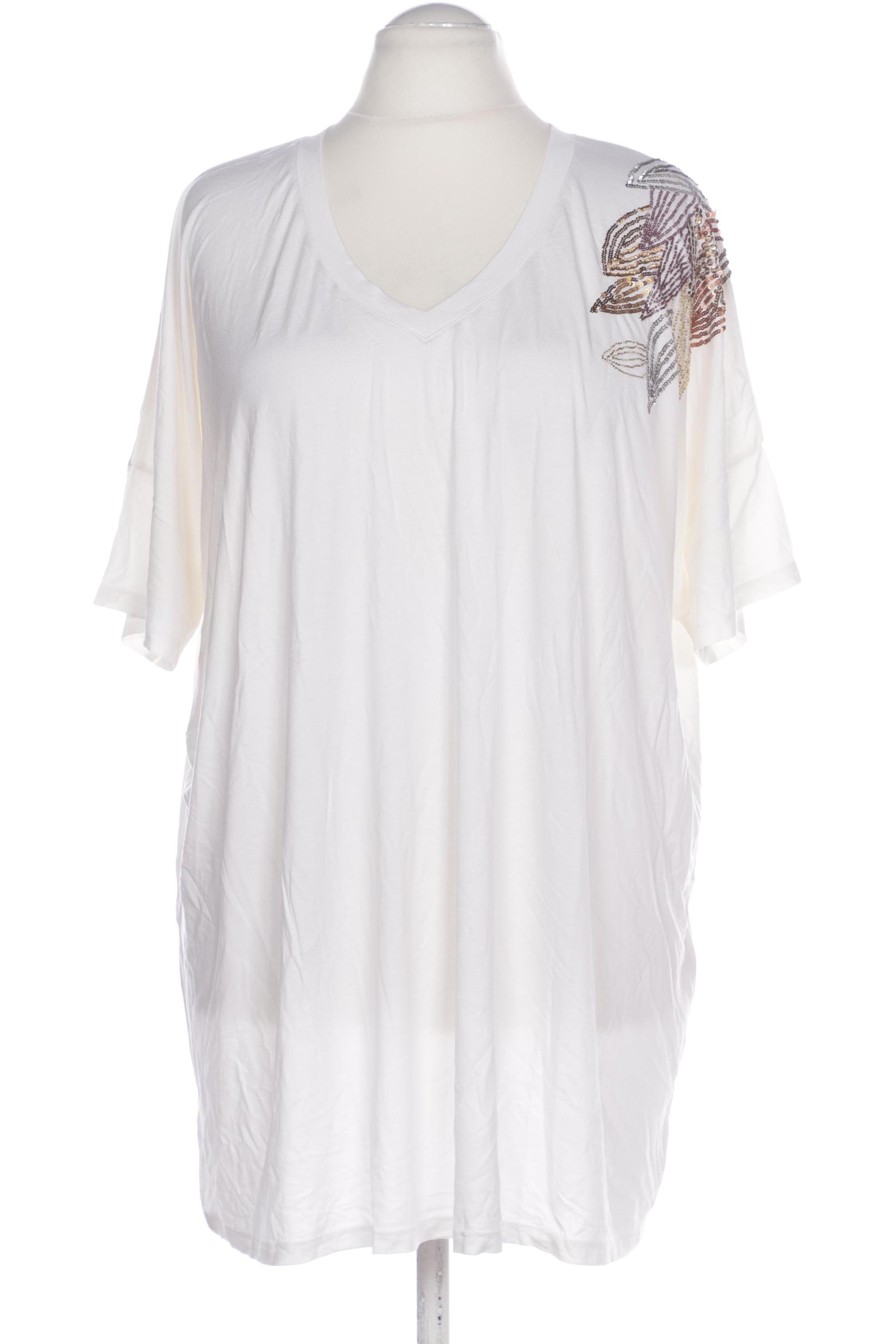 

Ulla Popken Damen T-Shirt, cremeweiß, Gr. 54