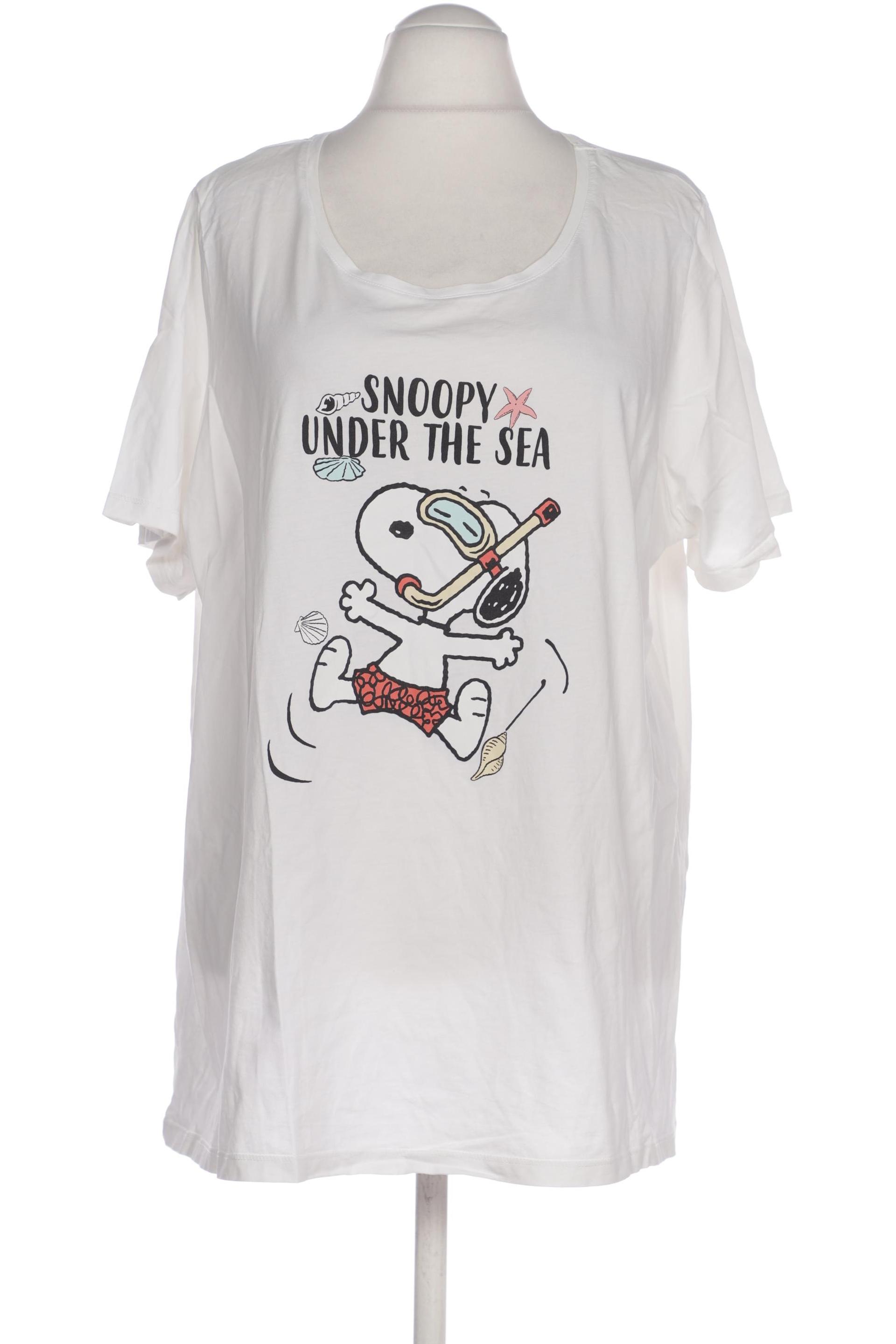 

Ulla Popken Damen T-Shirt, weiß, Gr. 54