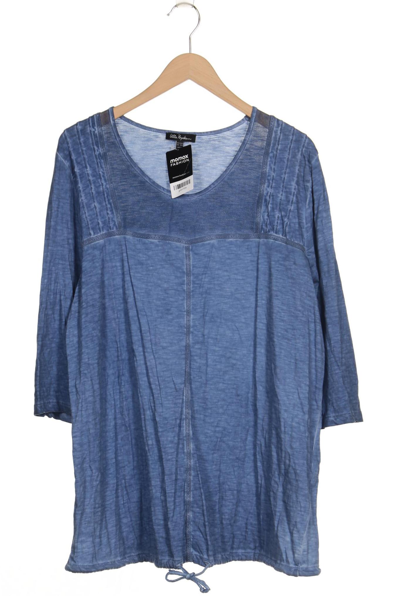 

Ulla Popken Damen Langarmshirt, blau, Gr. 46
