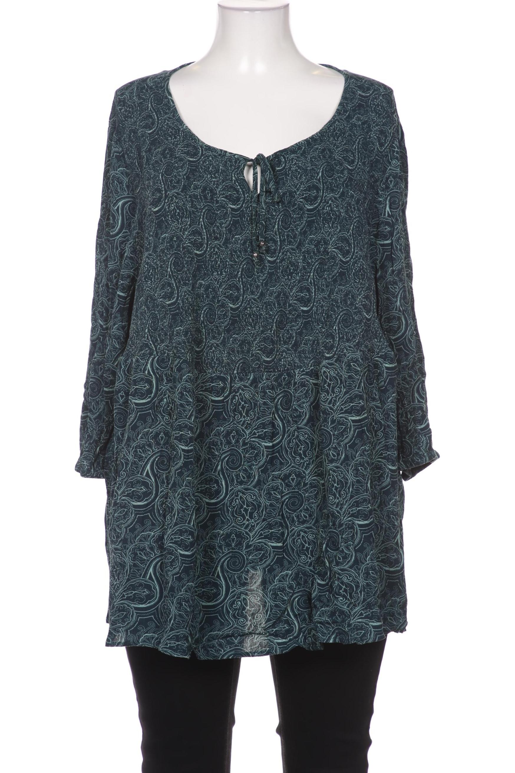 

Ulla Popken Damen Bluse, türkis, Gr. 50