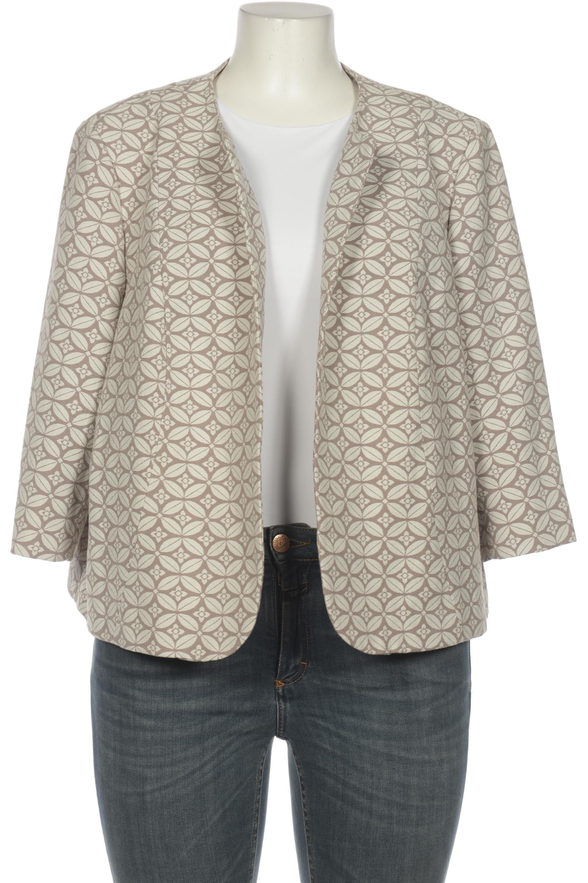 

Ulla Popken Damen Blazer, beige, Gr. 50