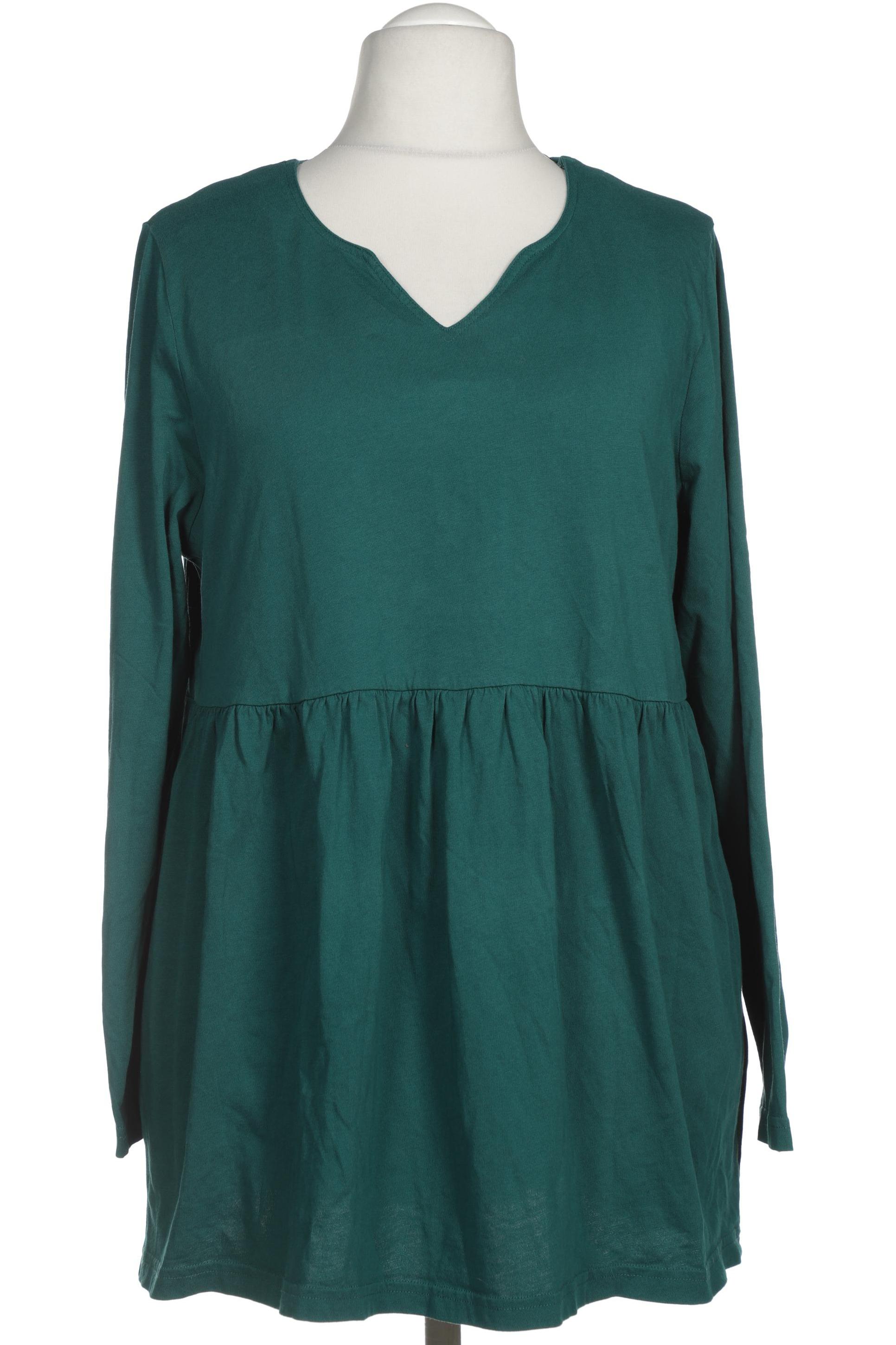 

Ulla Popken Damen Langarmshirt, grün, Gr. 46