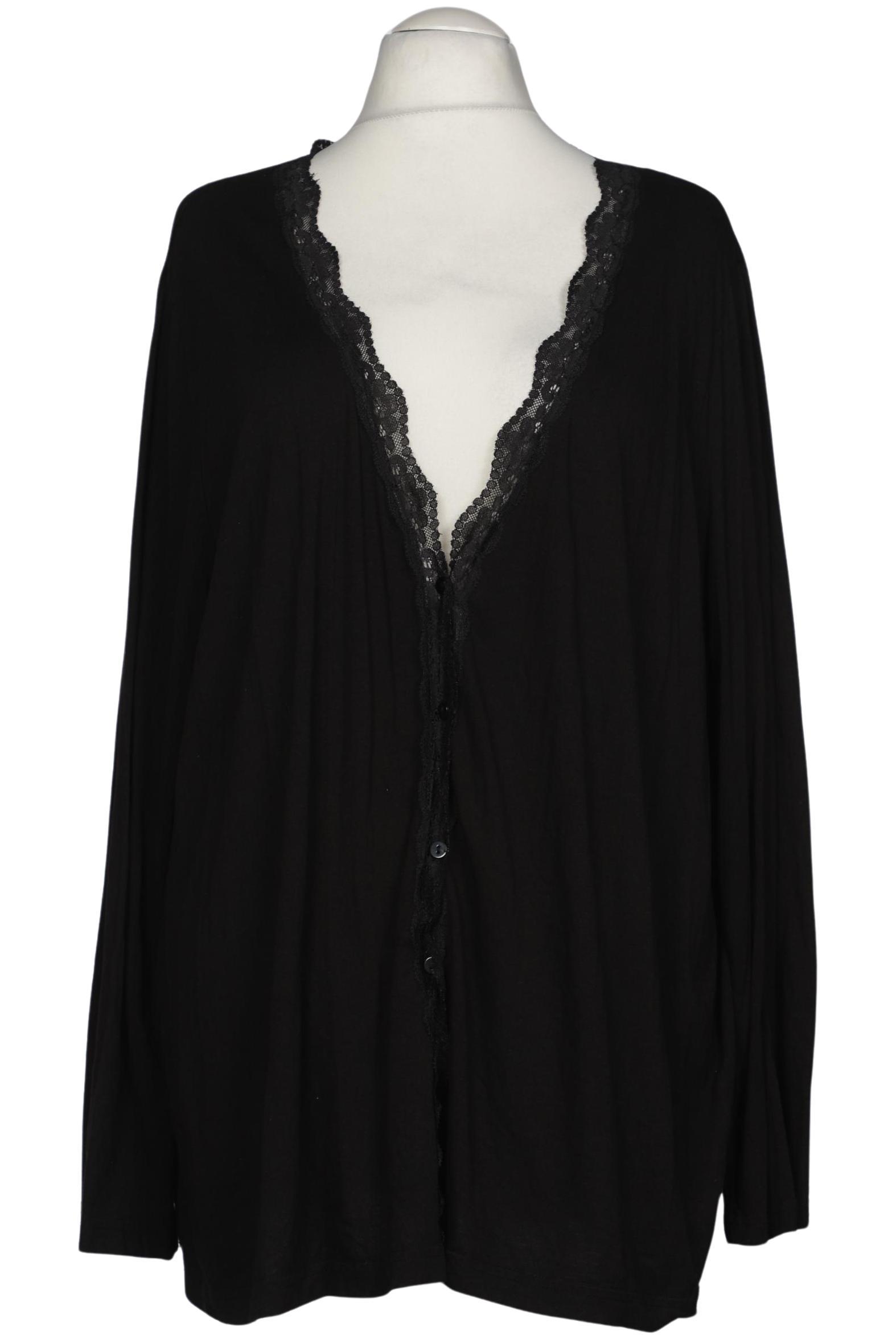 

Ulla Popken Damen Strickjacke, schwarz, Gr. 54