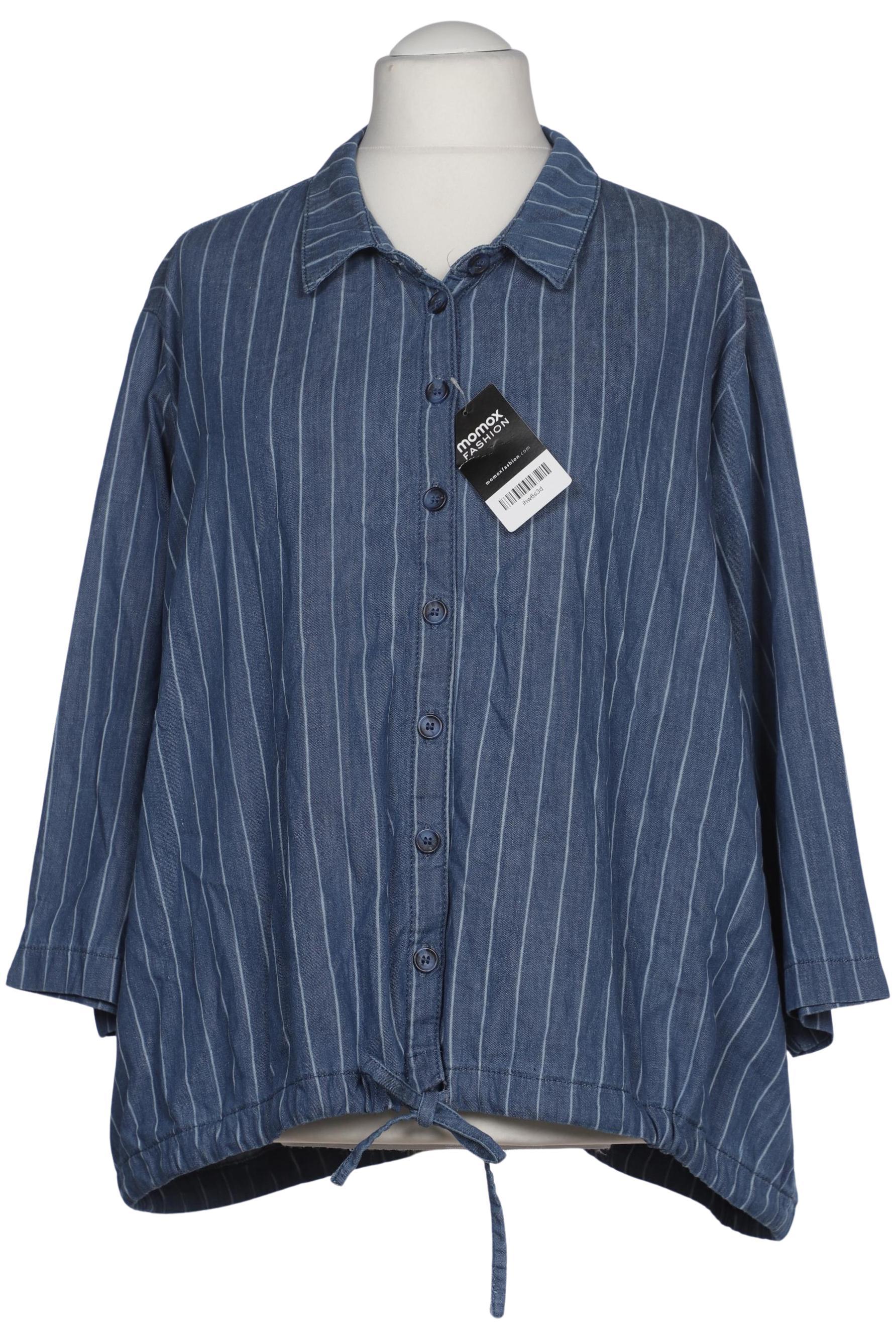 

Ulla Popken Damen Bluse, blau, Gr. 58