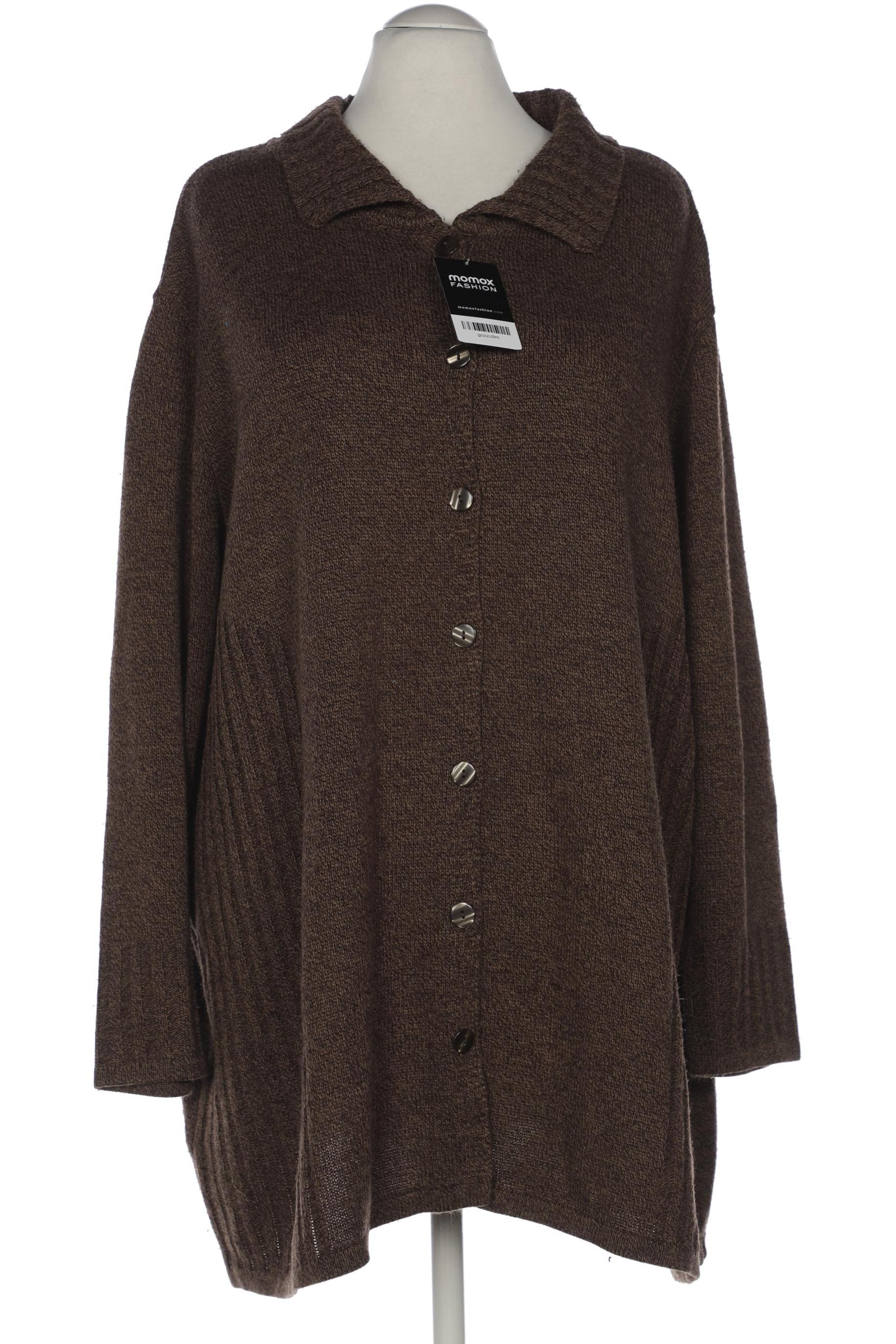 

Ulla Popken Damen Strickjacke, braun, Gr. 58