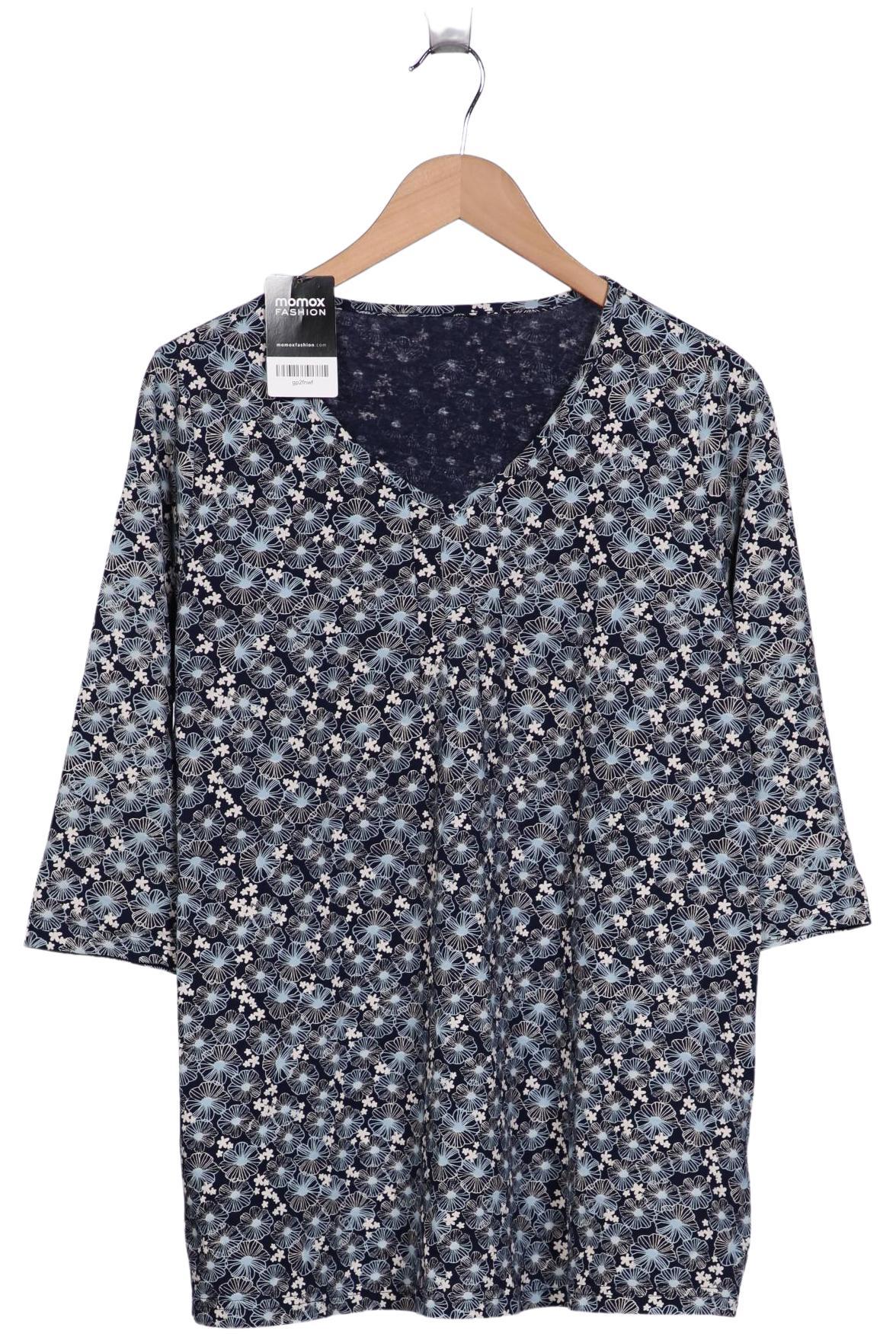 

Ulla Popken Damen Langarmshirt, blau, Gr. 46