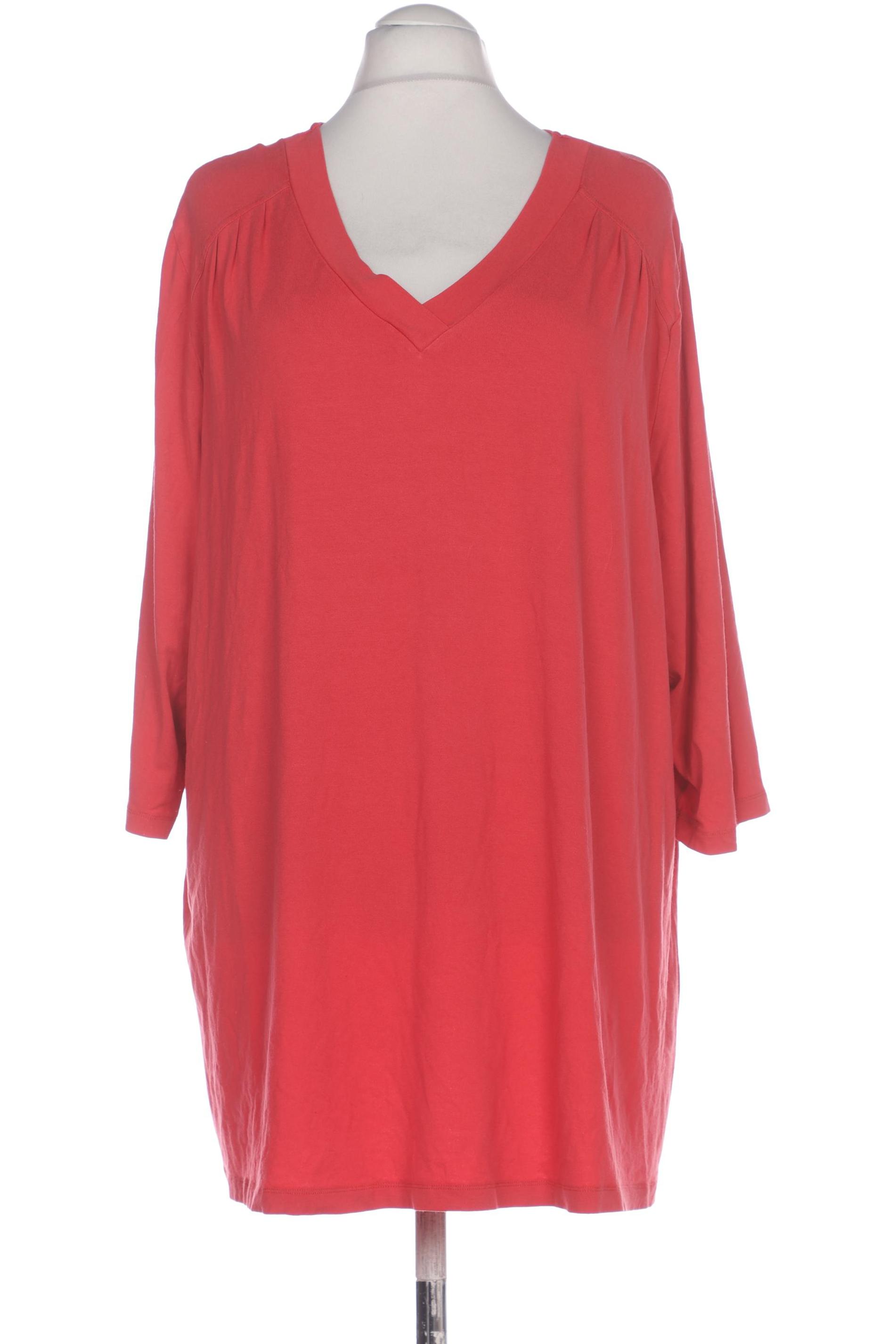 

Ulla Popken Damen Langarmshirt, rot, Gr. 54