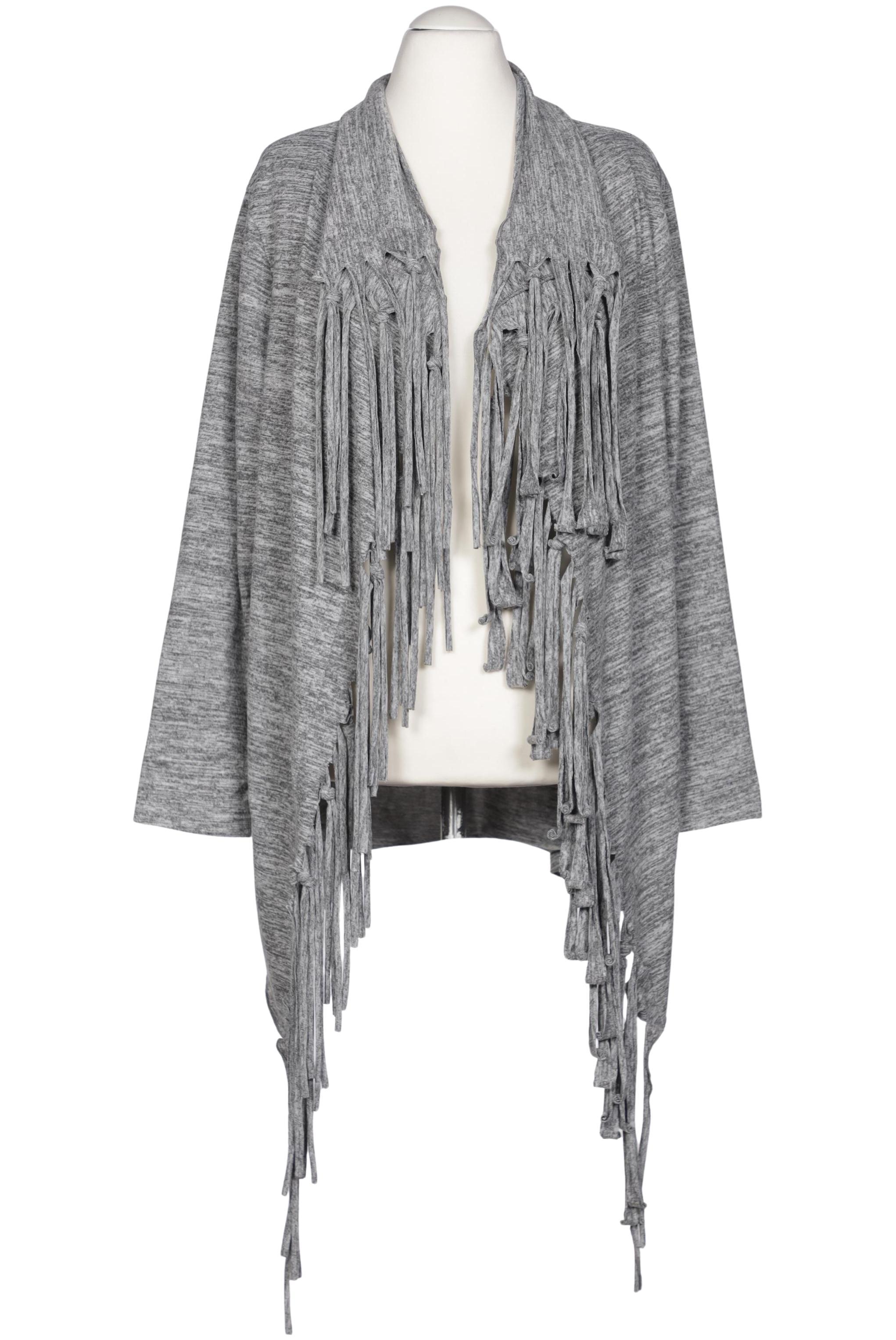 

Ulla Popken Damen Strickjacke, grau, Gr. 52